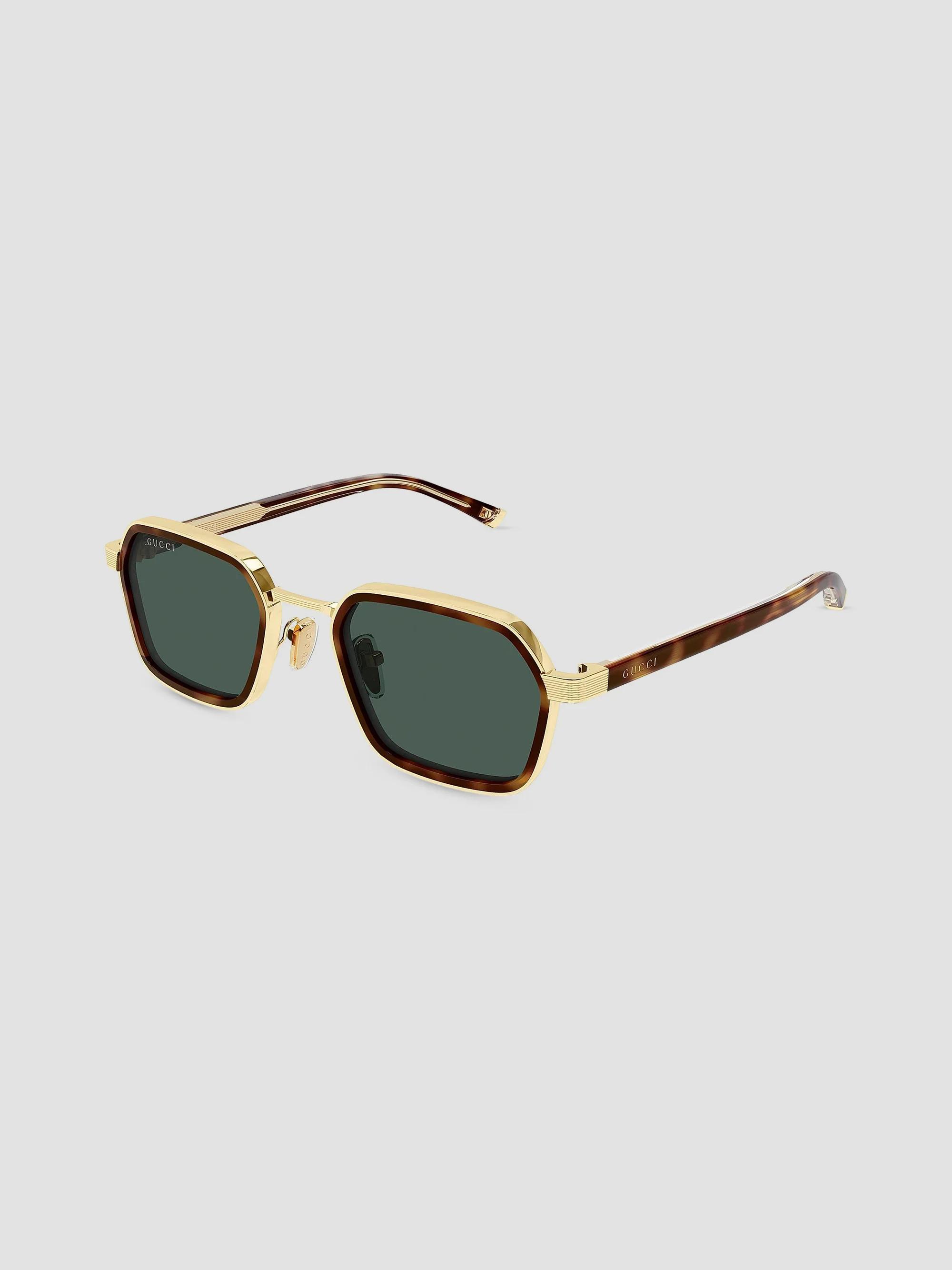 Gucci Bamboo Metal 56MM Square Sunglasses | Saks Fifth Avenue