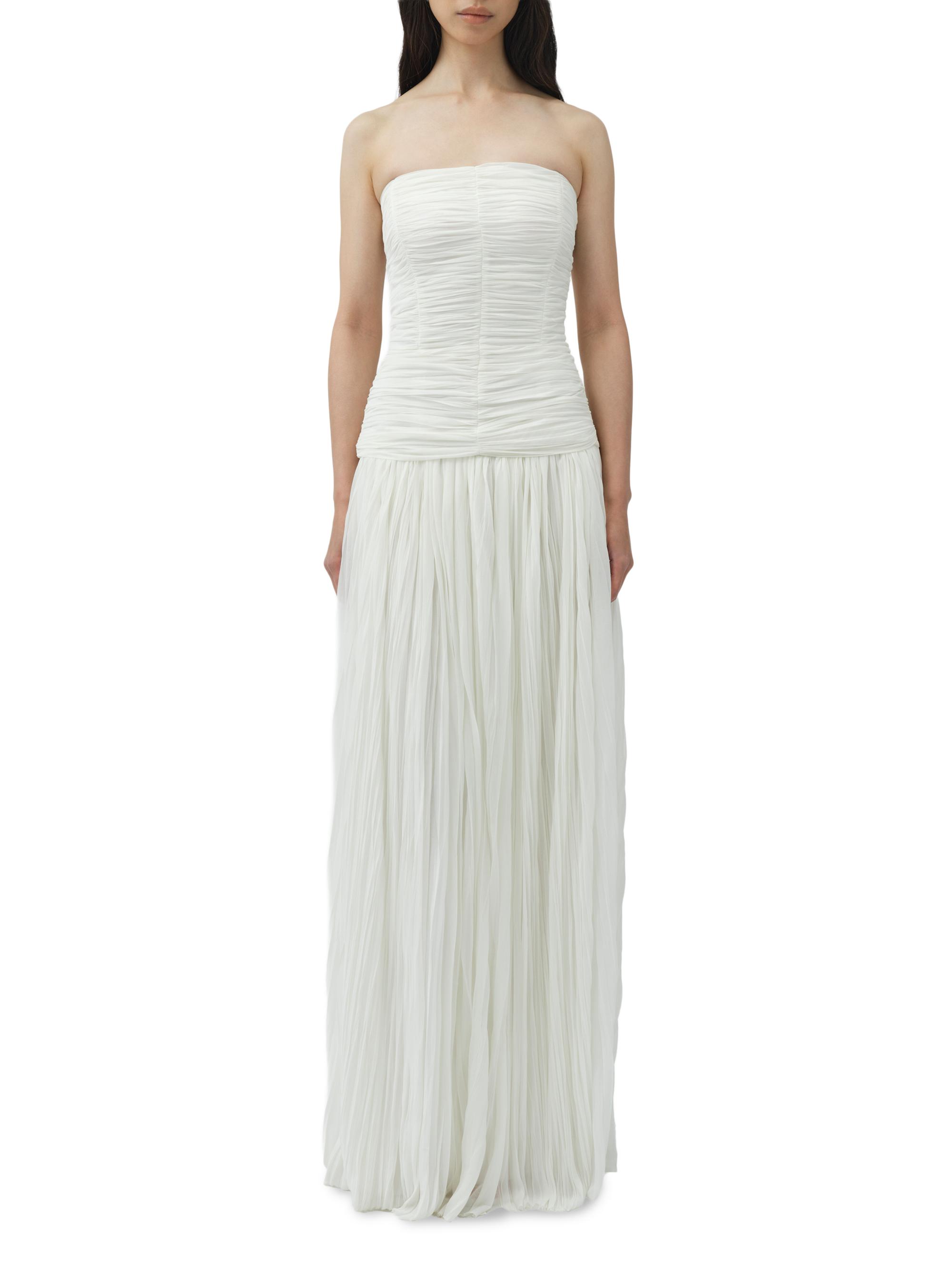 SIMKHAI Women's Danielle Crinkle Jersey Strapless Gown -