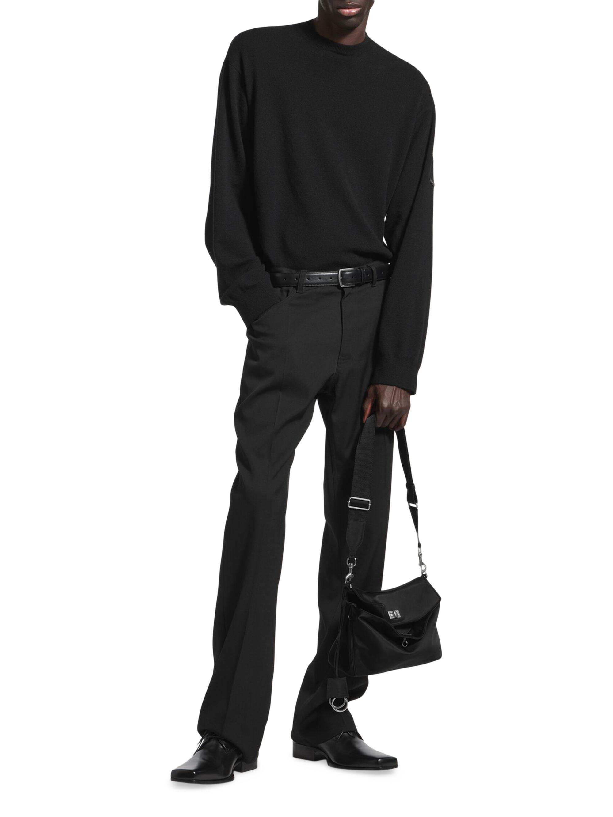 Balenciaga Men's Rodeo  Messenger Bag - Black