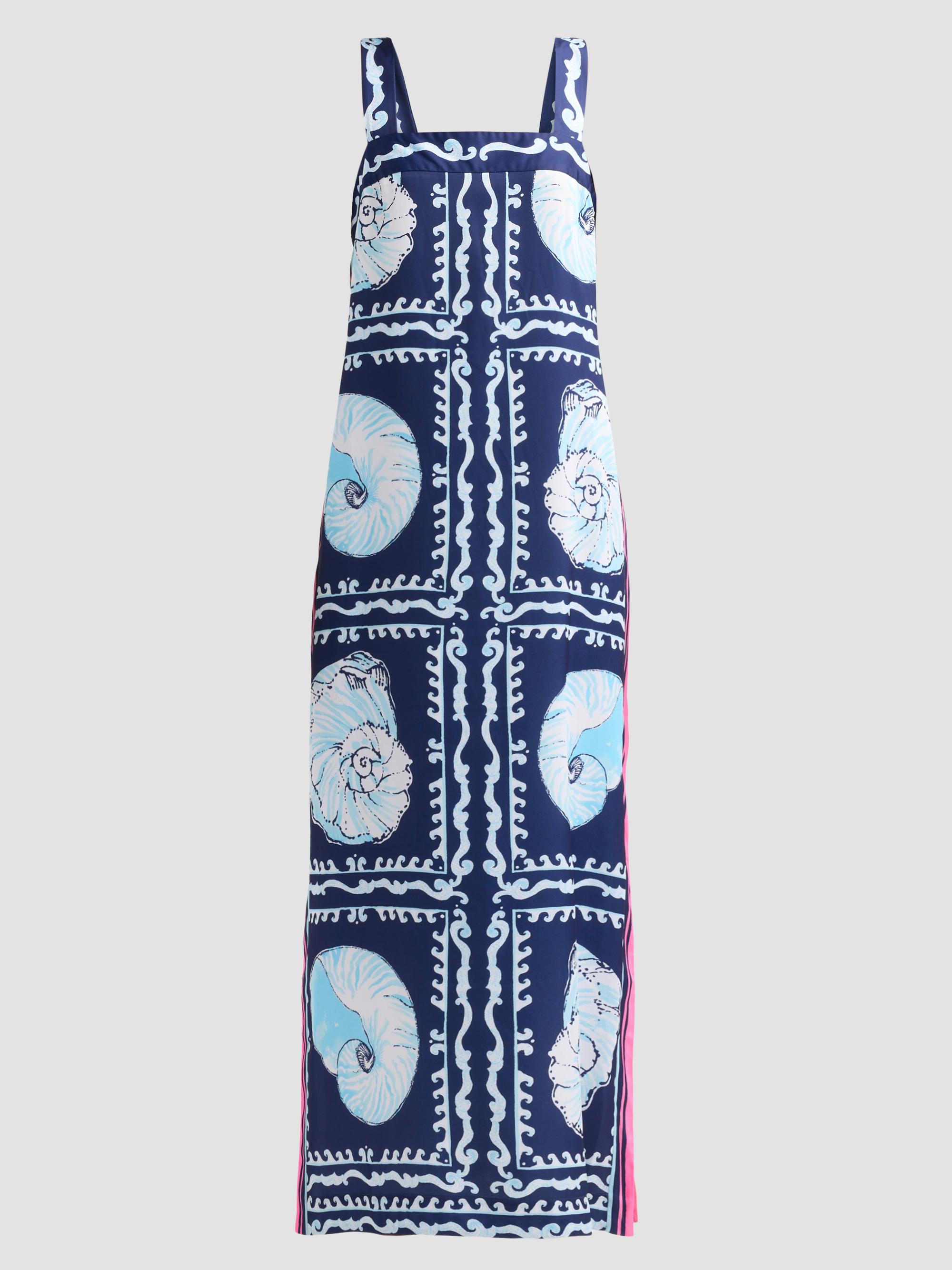 Lilly Pulitzer Women's Casandra Seashell-Print Maxi Dress - Low Tide Navy | Thumbnail 6