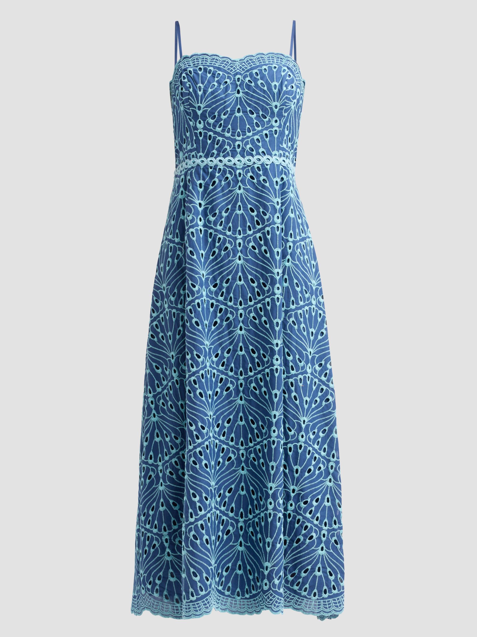 Lilly Pulitzer Women's Arlin Eyelet Embroidered Midi Dress - Starlight Navy | Thumbnail 6
