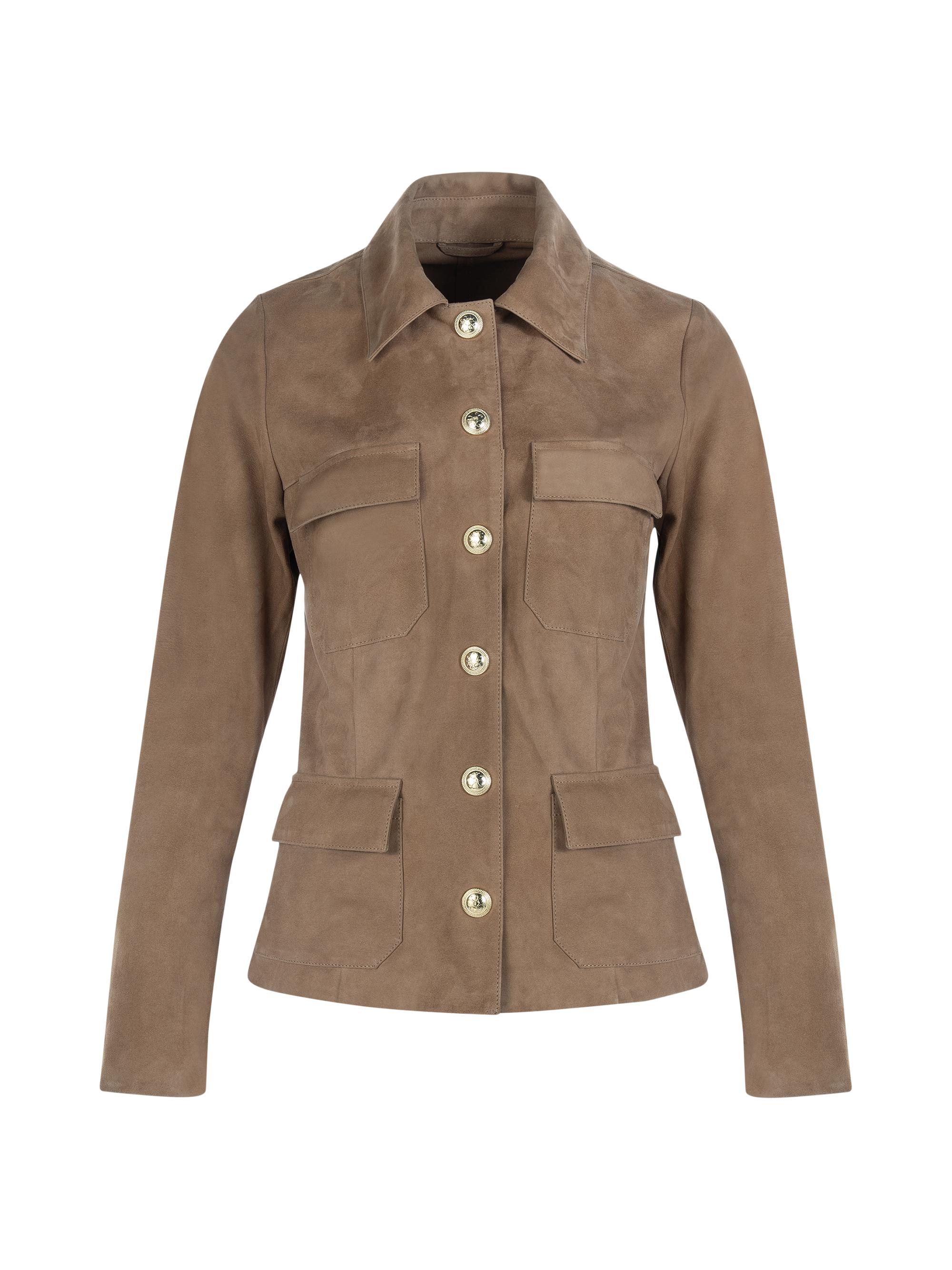 Gorski Women's Select Metis Suede Jacket - Camel