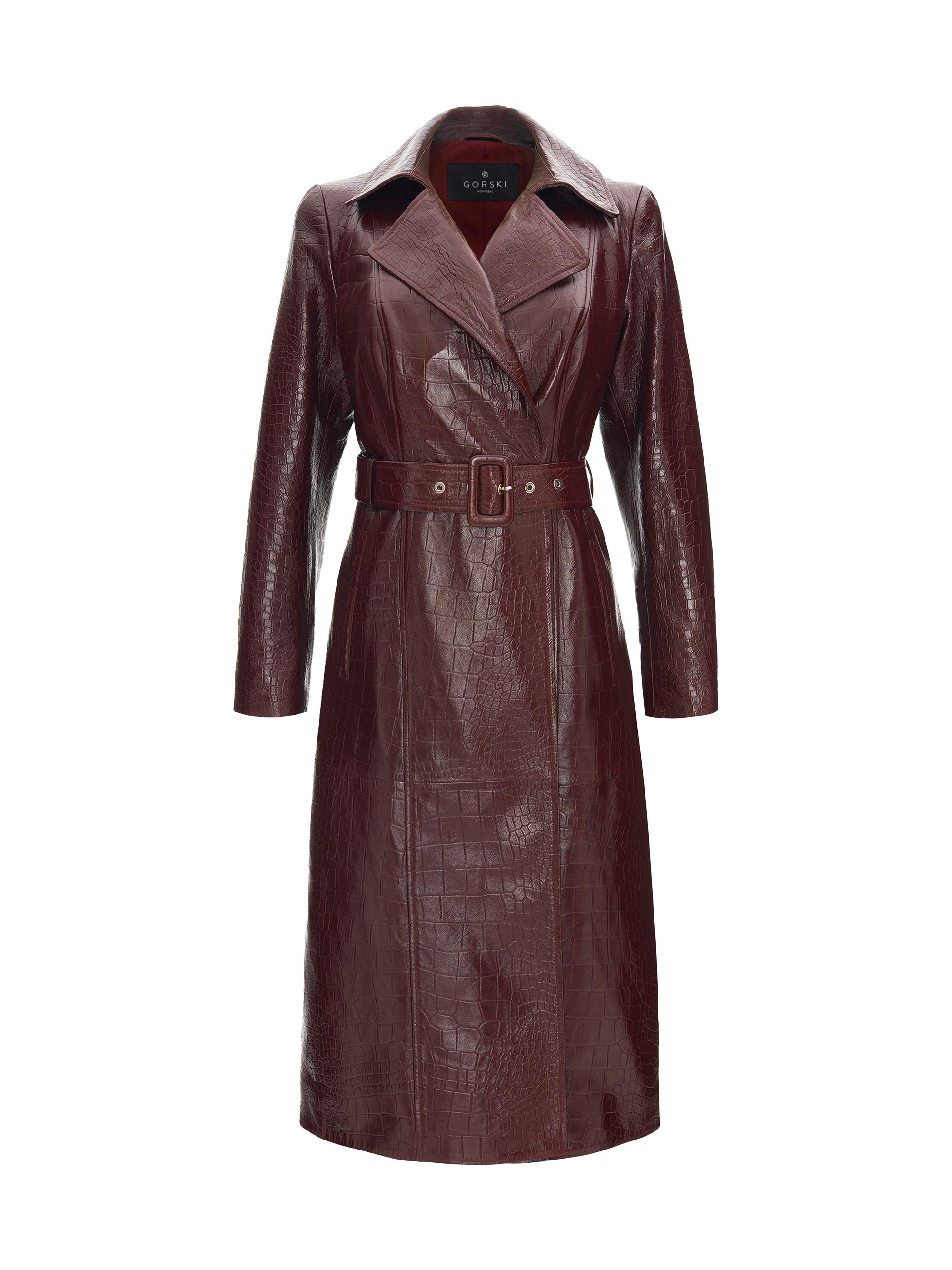 ジャケット・アウター Archive Suede Leather Long Coat Studded Women Style Silver Studded Black Suede Leather Jacket