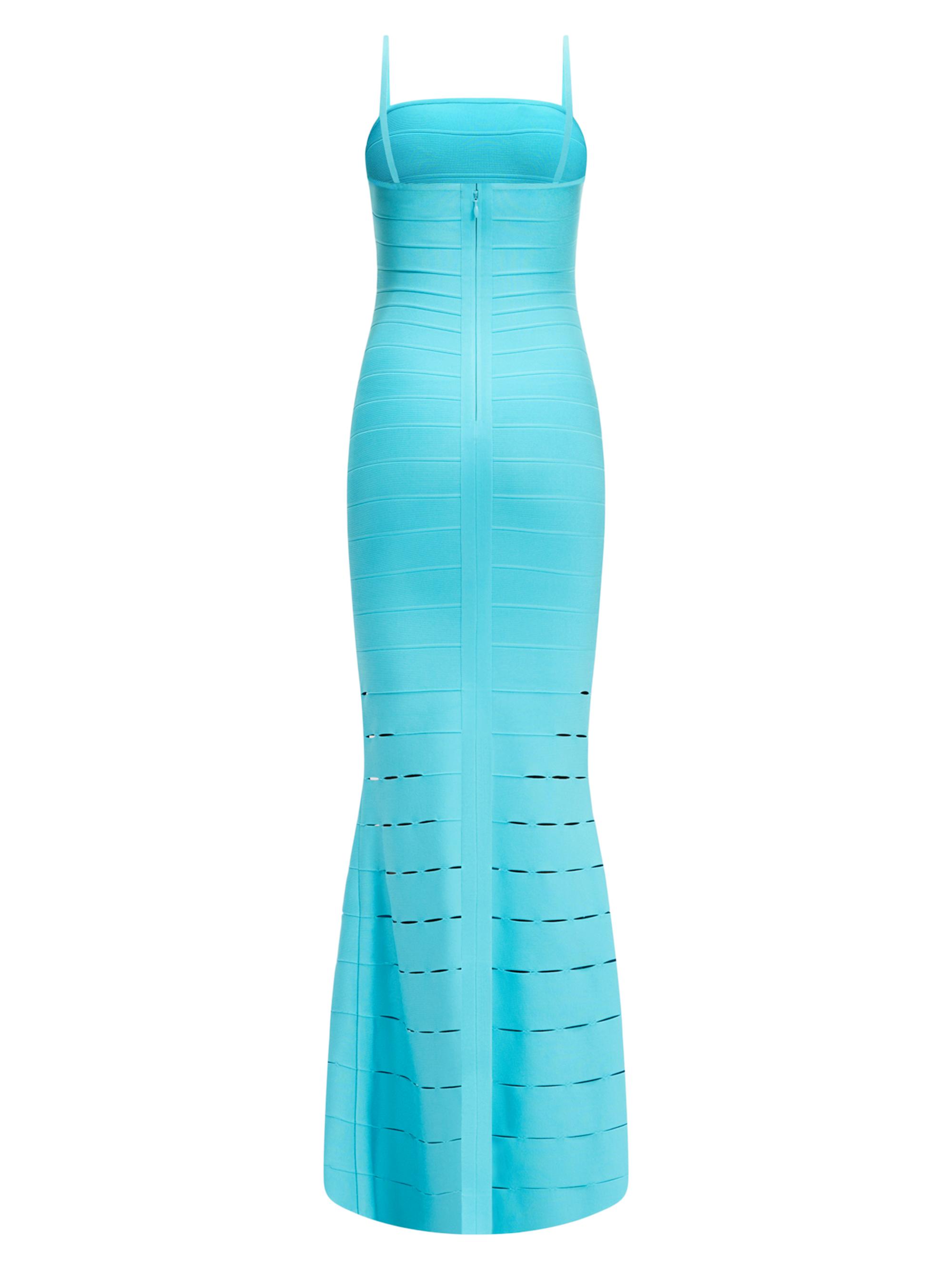 blue and white bandage dress Justina Bandage Mini Dress Pastel Blue
