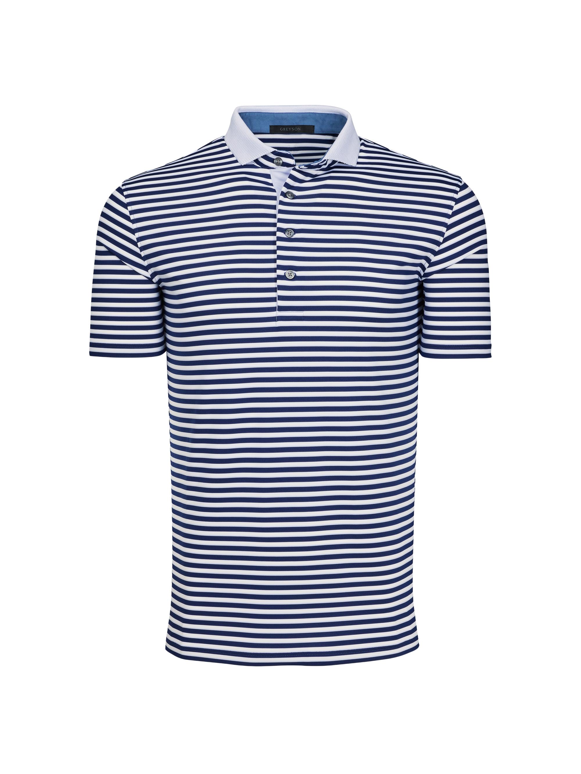 Greyson Men's Pacific Grove Polo Shirt - Arctic Maltese Blue