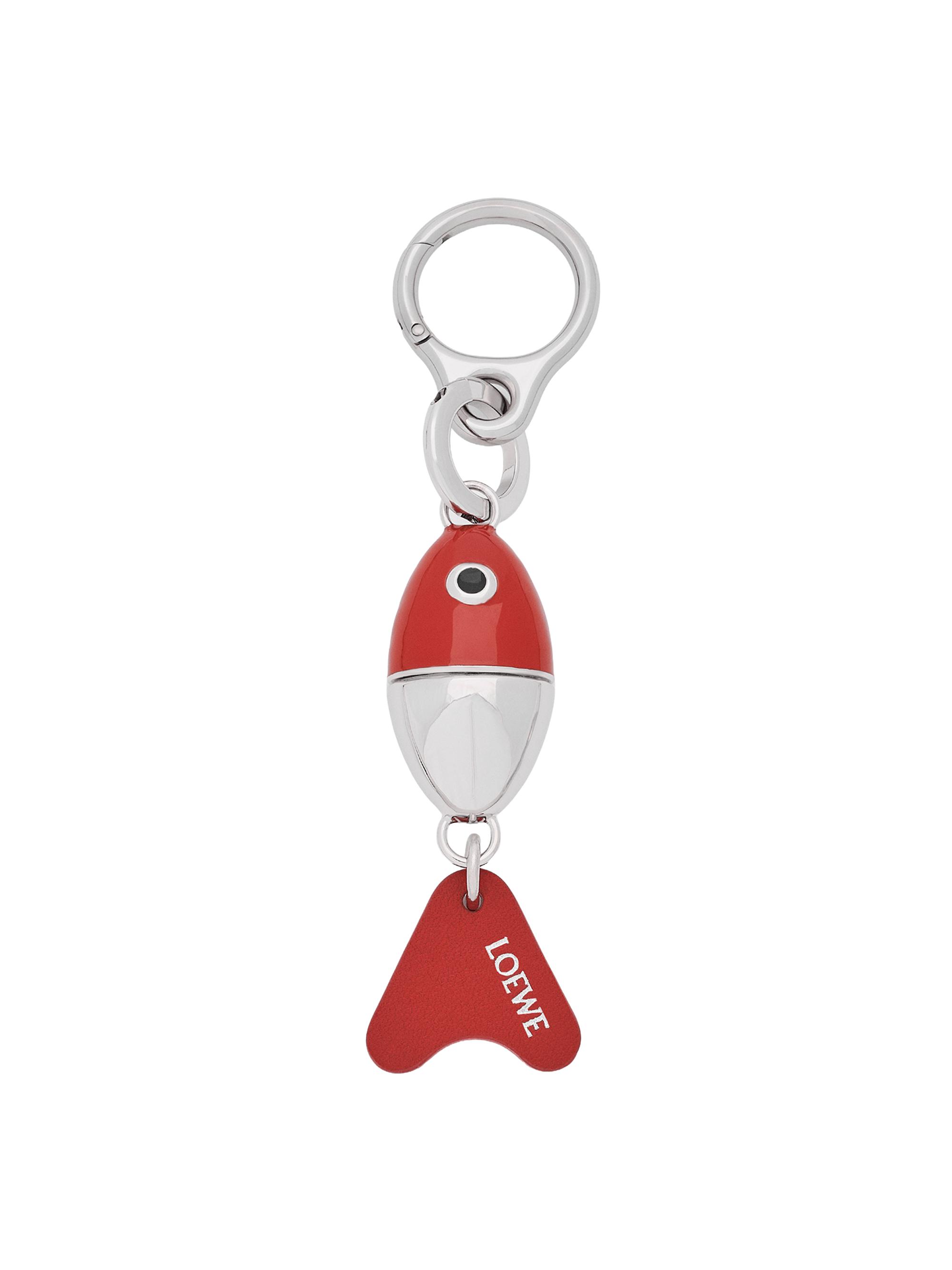 LOEWE Women's  x Paula's Ibiza Fishing Lure Charm - Red Silver
