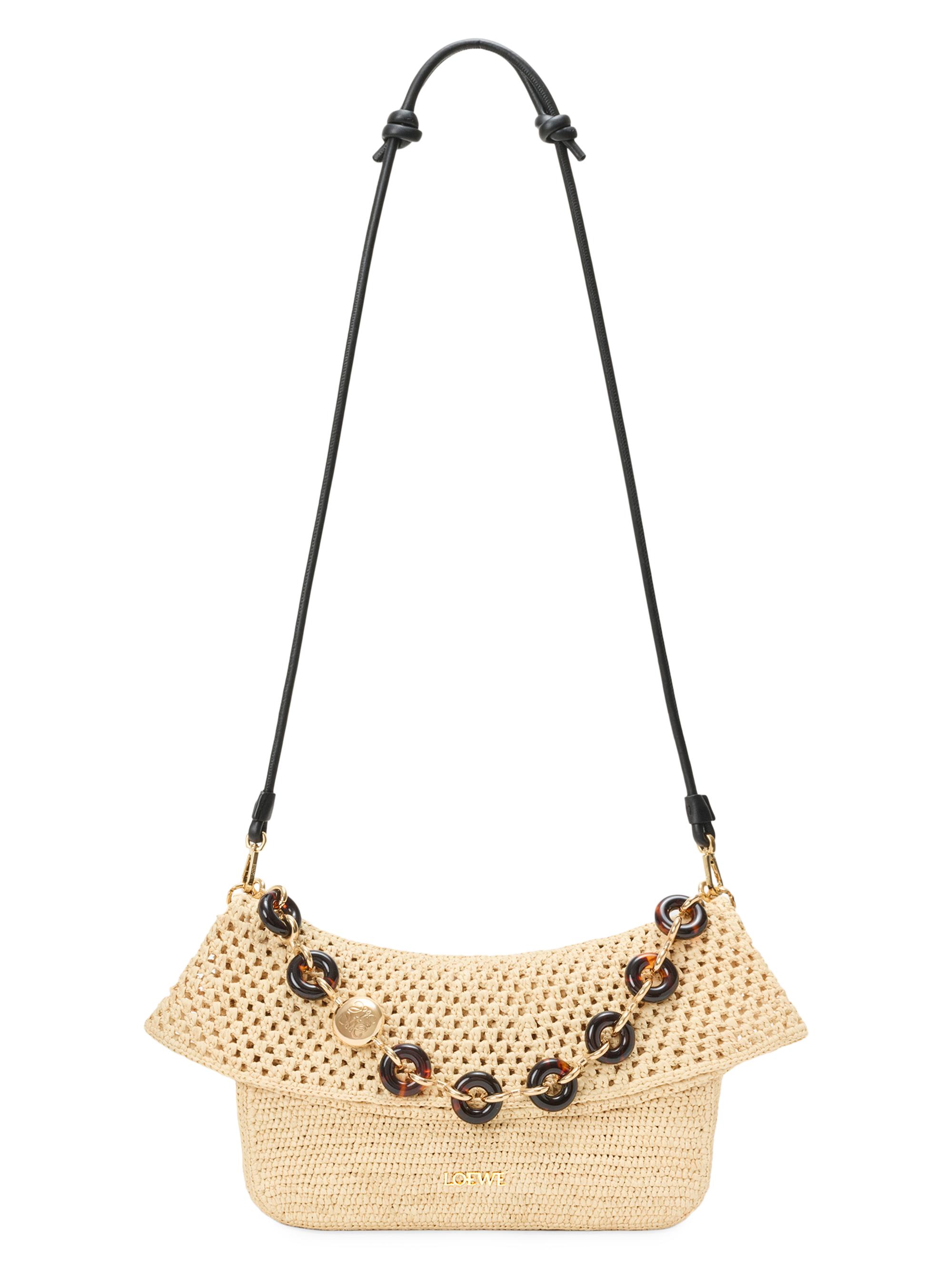 LOEWE LOEWE x Paula's Ibiza Ola Medium Raffia Shoulder Bag | Saks
