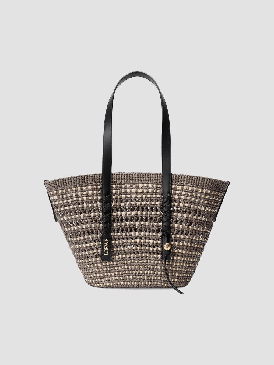 LOEWE LOEWE x Paula's Ibiza Medium Braided Raffia Basket Bag