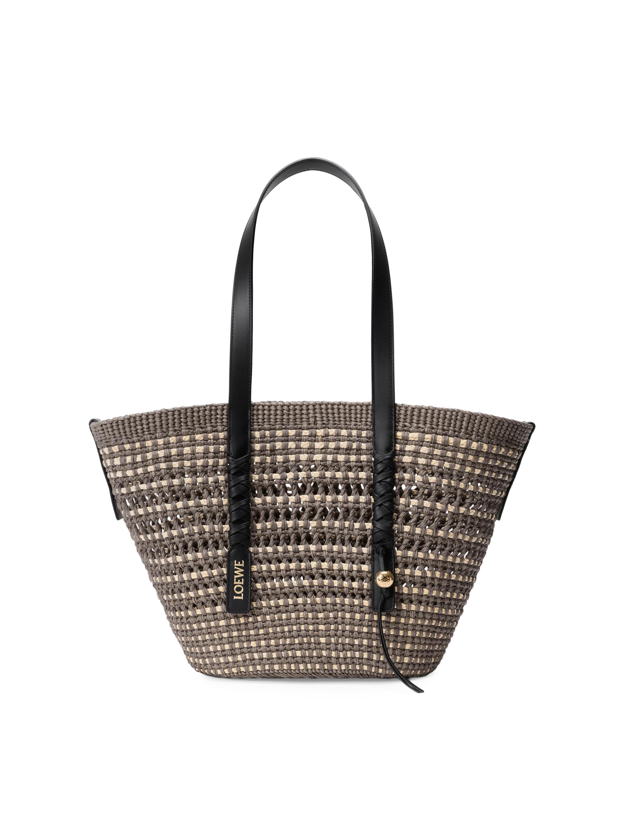 LOEWE Women's  x Paula's Ibiza  Braided Raffia Basket Bag - Khaki Natural