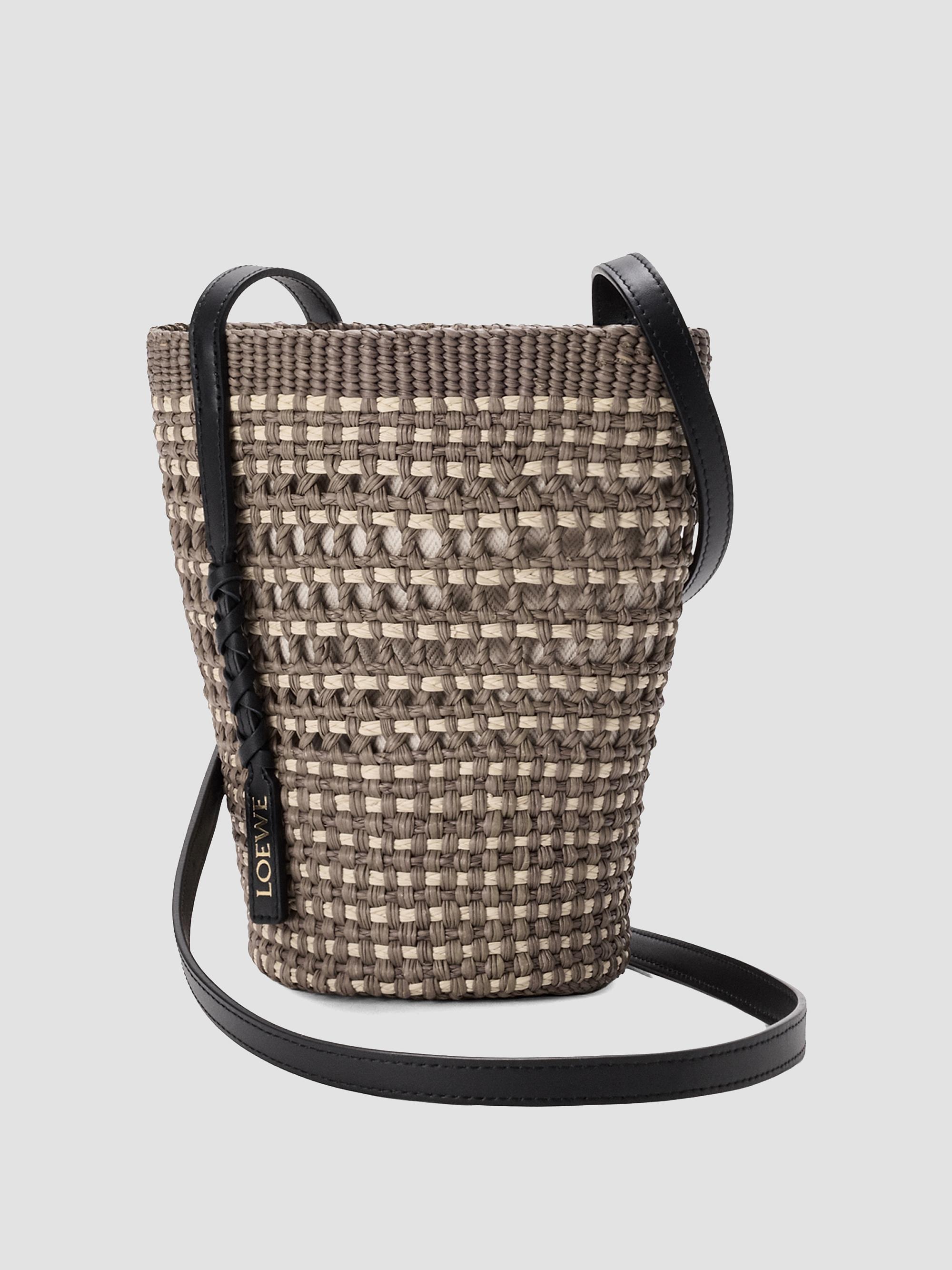 LOEWE LOEWE x Paula's Ibiza Braided Raffia Bucket Bag | Saks Fifth