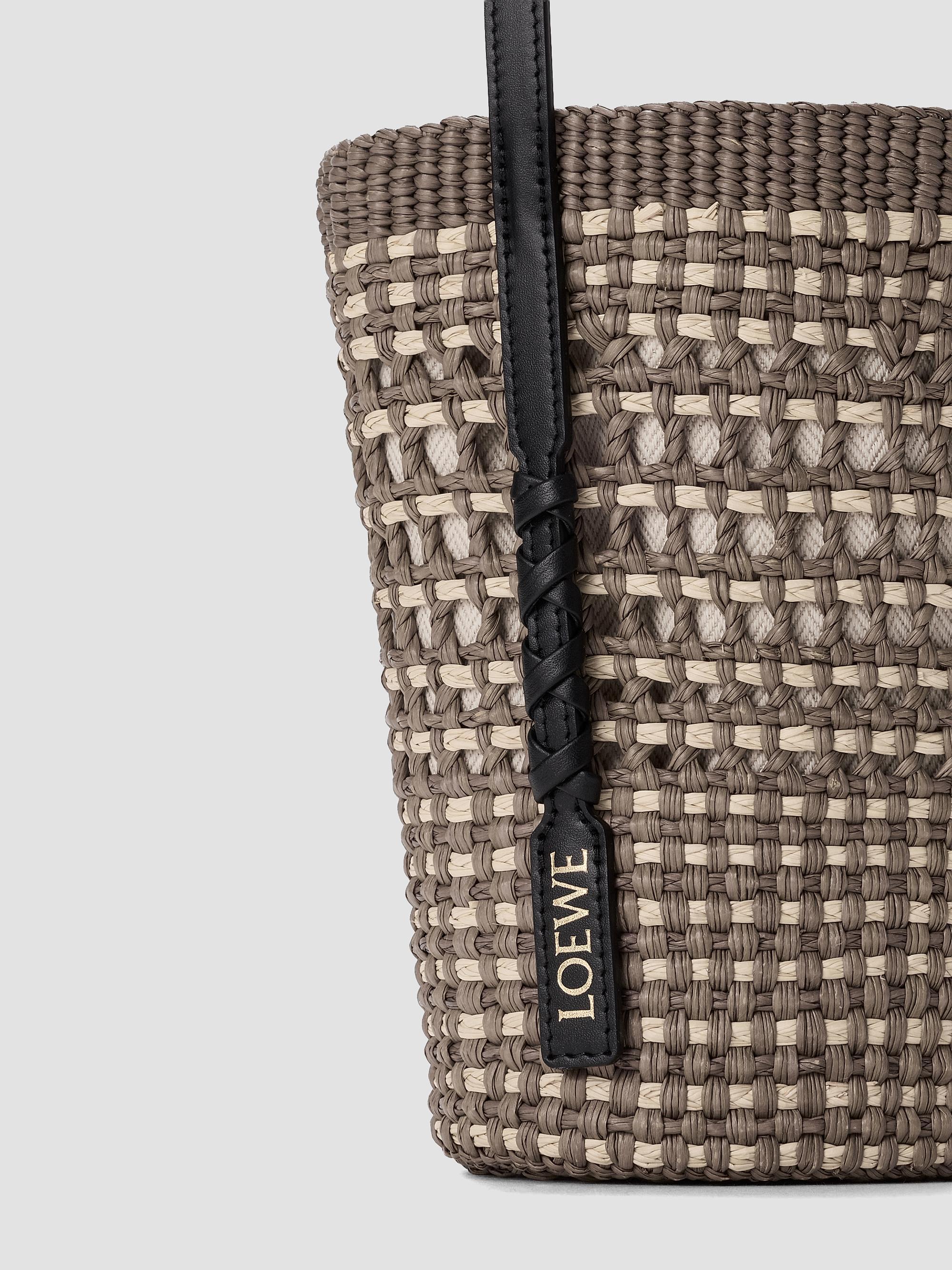 LOEWE LOEWE x Paula's Ibiza Braided Raffia Bucket Bag | Saks Fifth