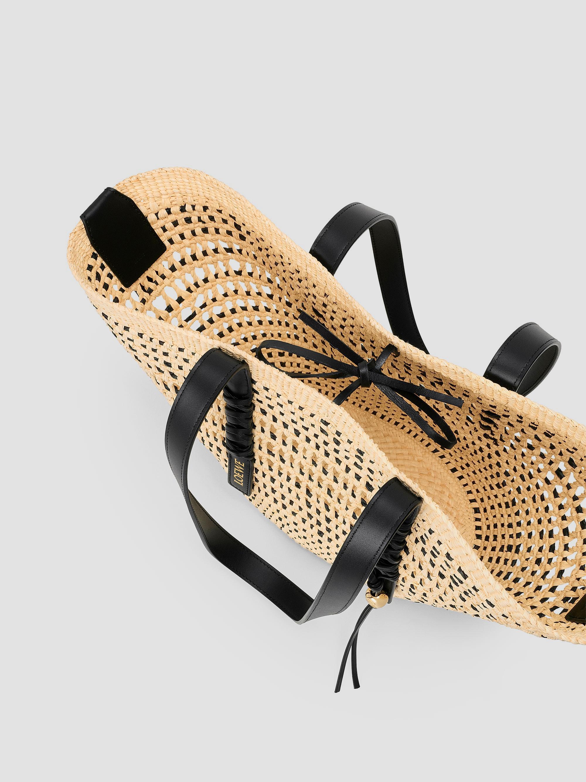 LOEWE LOEWE x Paula's Ibiza Medium Braided Raffia Basket Bag