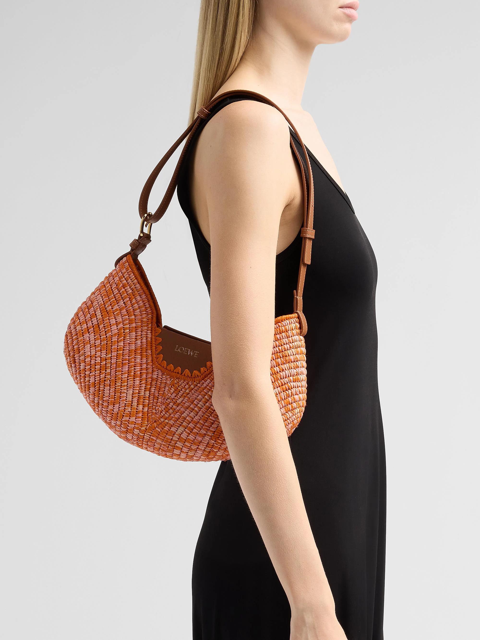 LOEWE LOEWE x Paula's Ibiza Swing Raffia Shoulder Bag | Saks Fifth