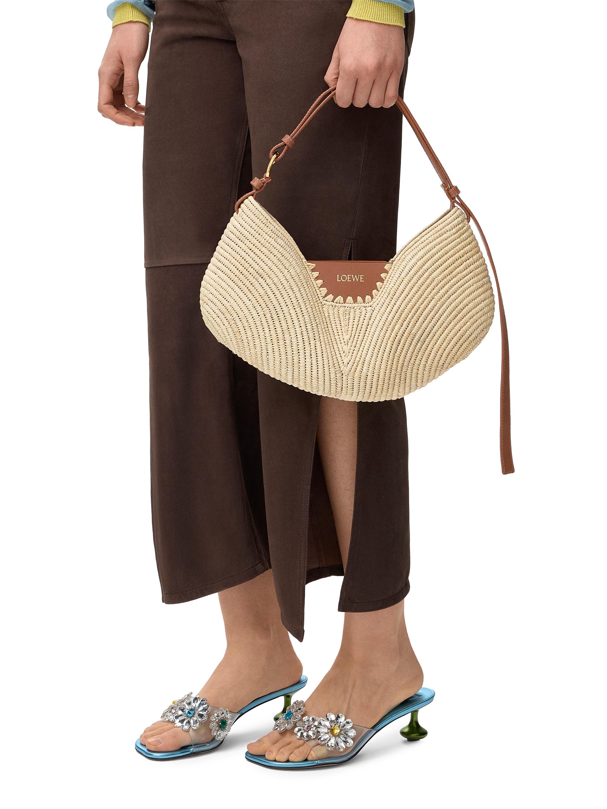 LOEWE LOEWE x Paula's Ibiza Swing Raffia Shoulder Bag | Saks Fifth