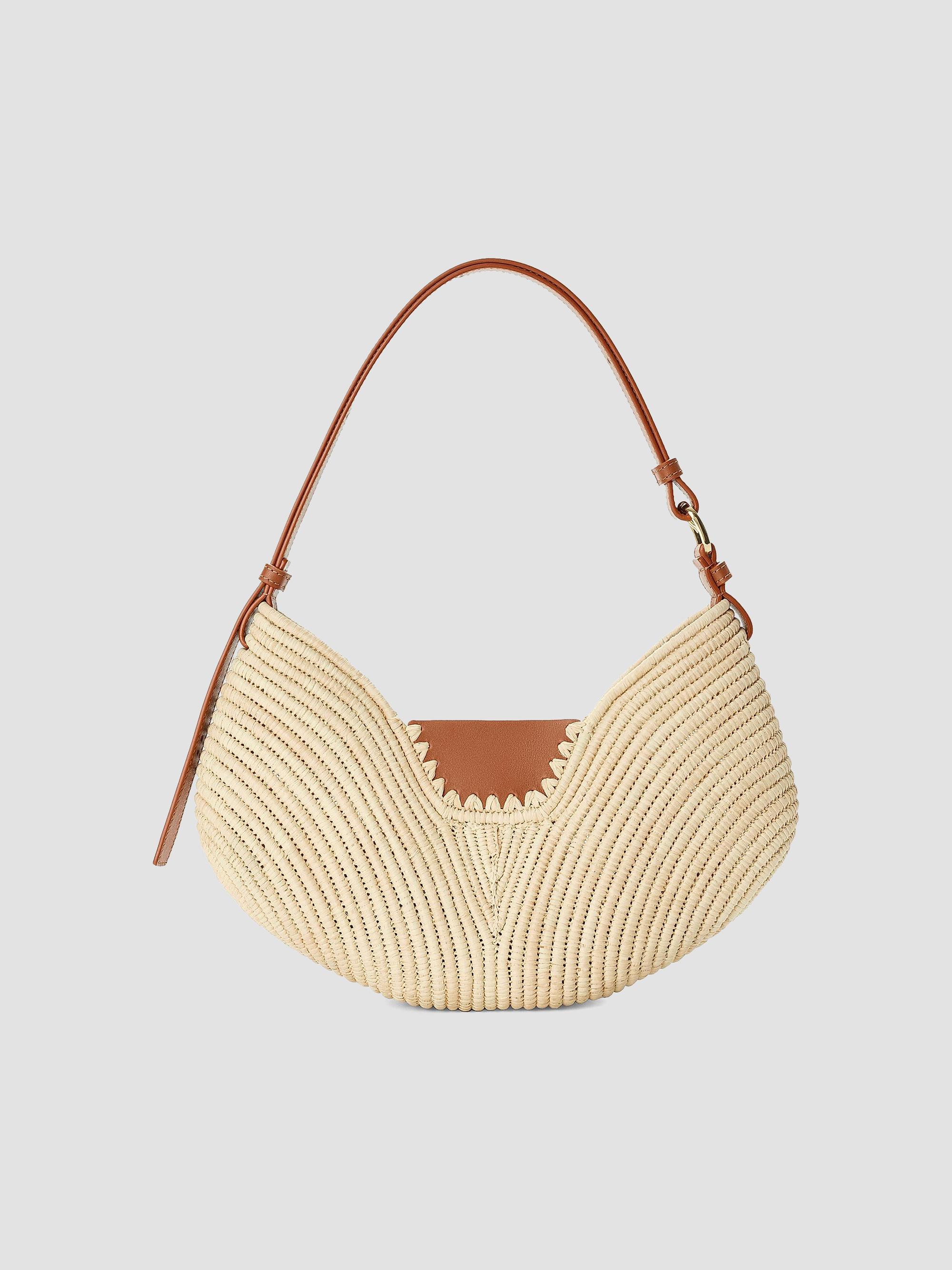 LOEWE LOEWE x Paula's Ibiza Swing Raffia Shoulder Bag | Saks Fifth