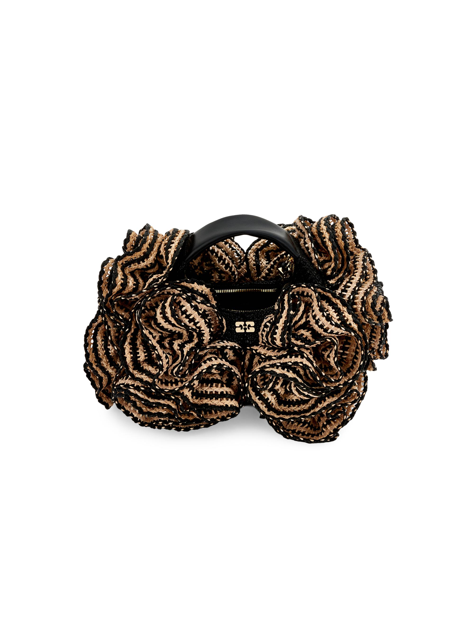 Ganni Women's Froufrou Mini Hobo Bag - Black | Thumbnail 3