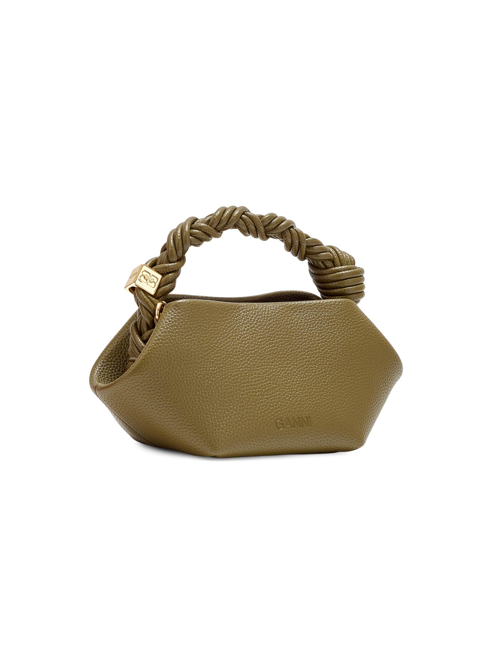 Ganni Women's Bou Mini Top Handle Bag - Olive | Thumbnail 2