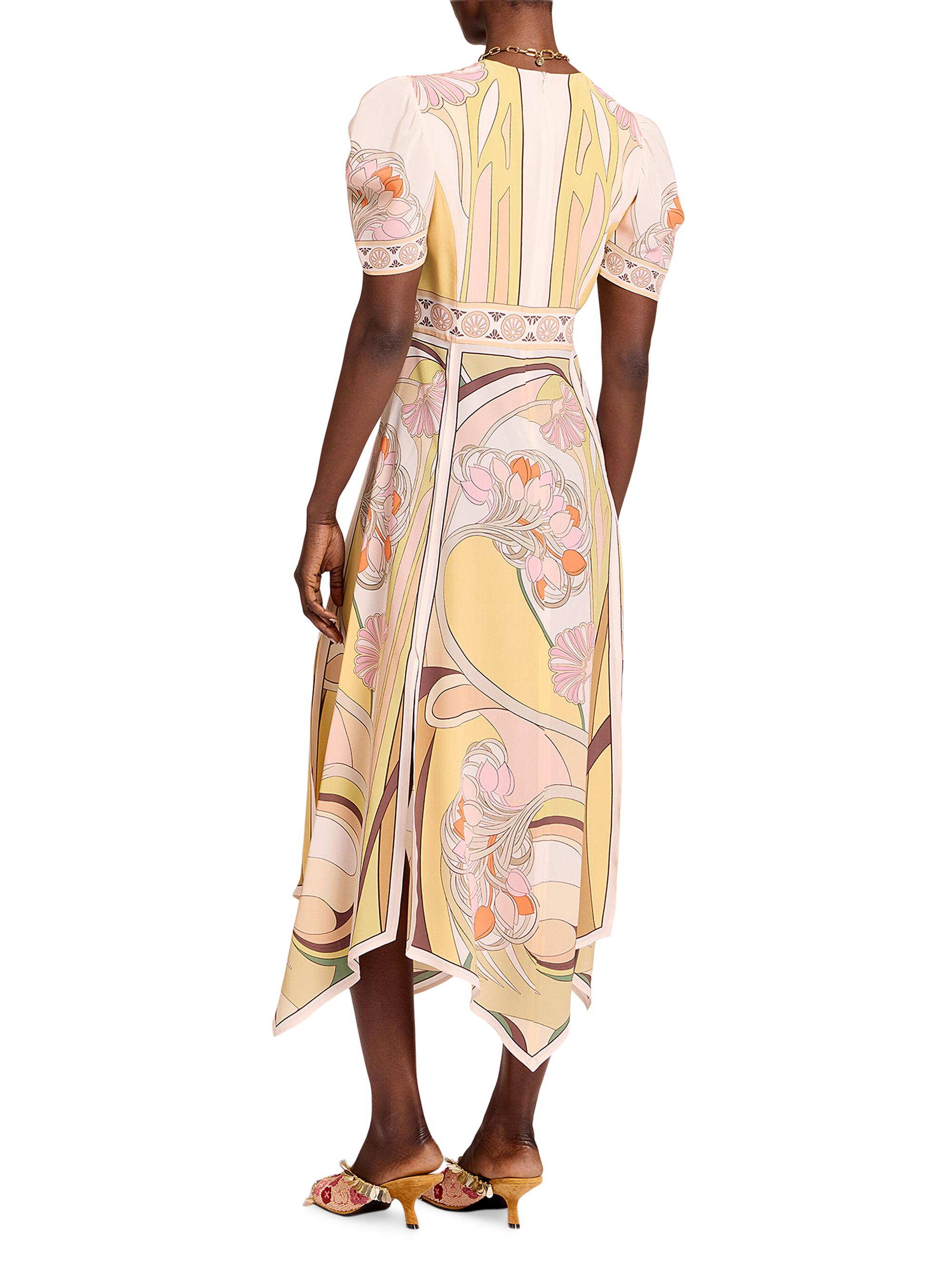 La DoubleJ Women's Cherie Scarf Dress - Tulip Place Pale Pink | Thumbnail 2