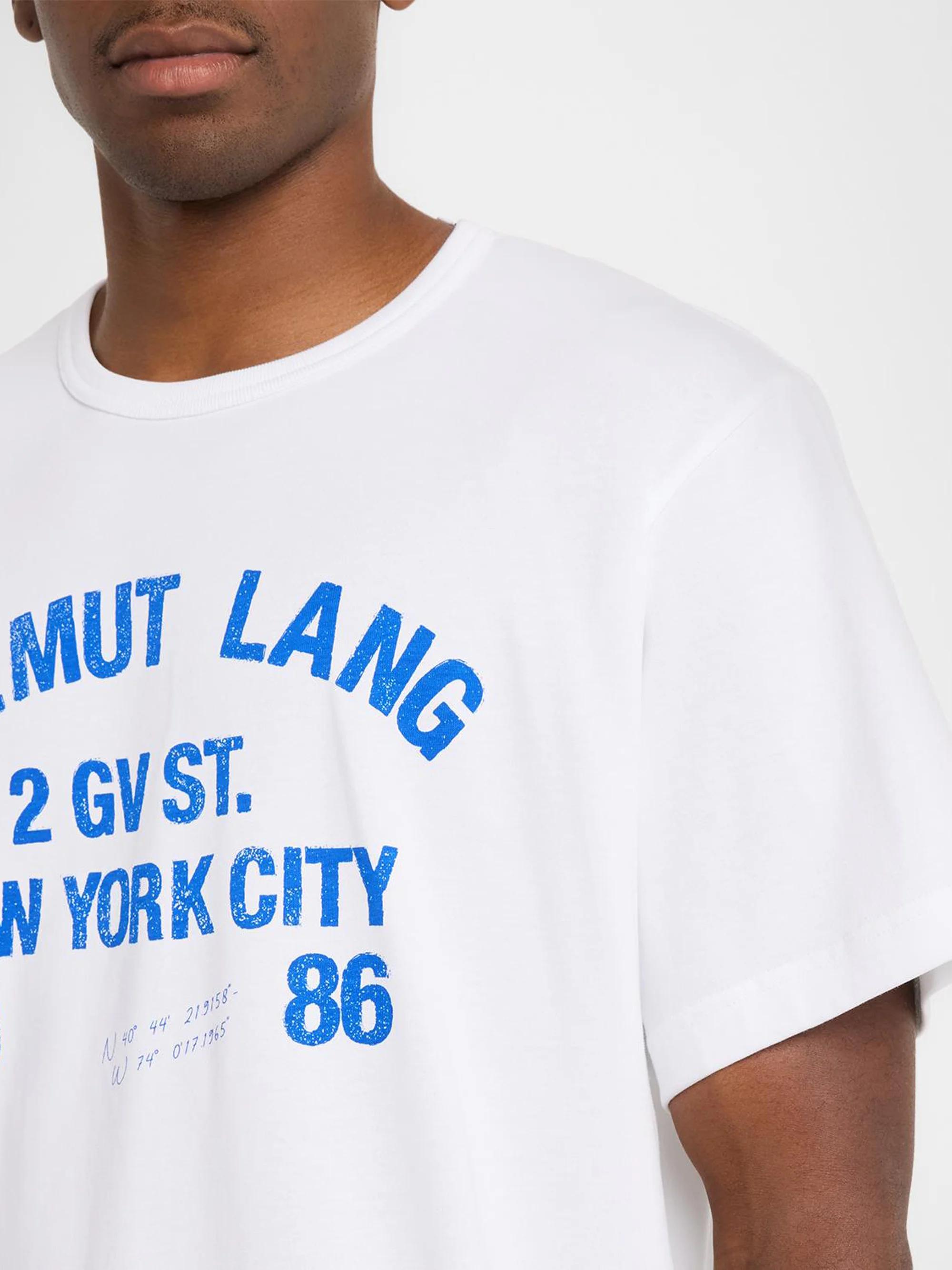 Helmut Lang Varsity Cotton Crewneck T-Shirt | Saks Fifth Avenue