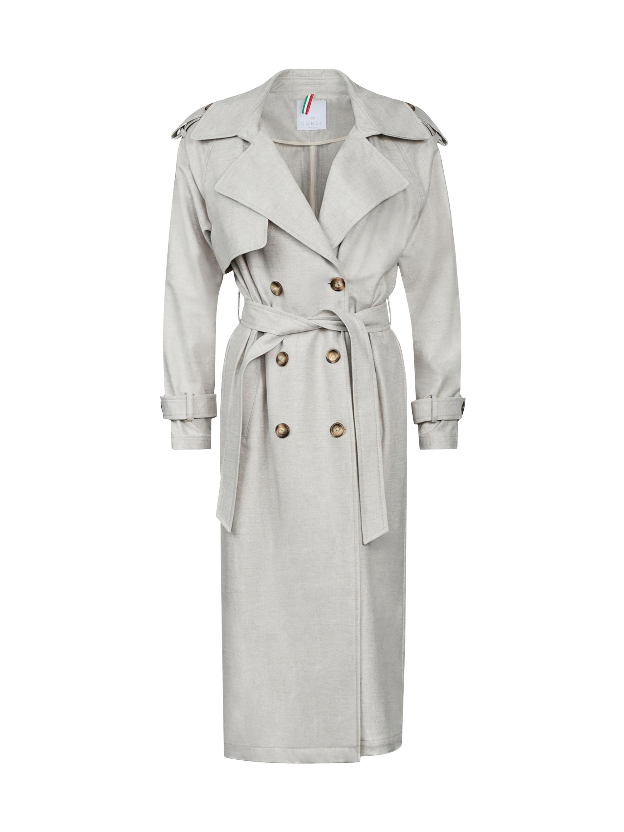 Maison Margiela Belted Layered Trench Coat | Saks Fifth Avenue
