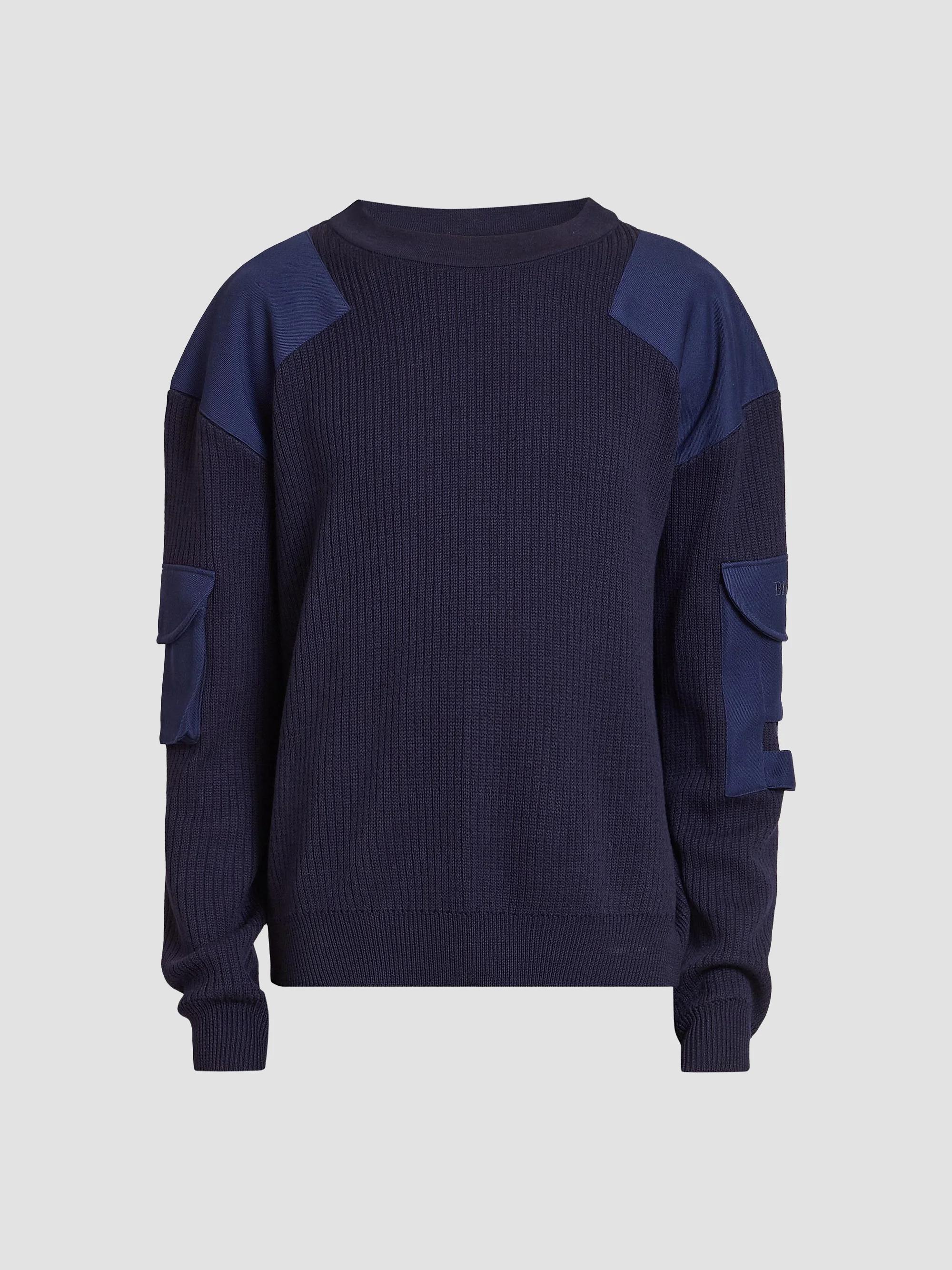 sacai Cotton Typewriter Knit Sweatshirt | Saks Fifth Avenue
