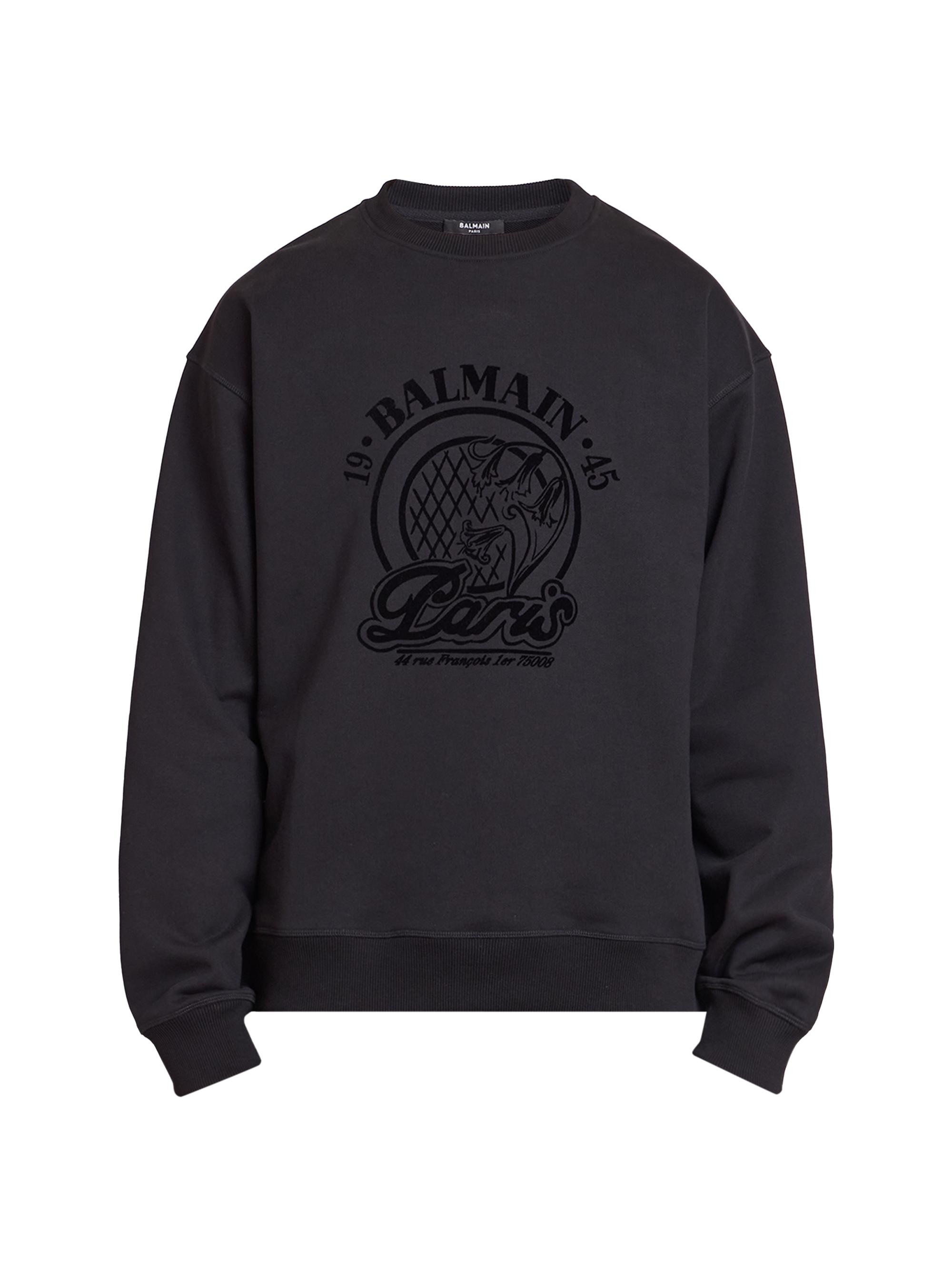 BALMAIN スウェット Balmain Logo-Embroidered Cotton Hoodie | Saks Fifth Avenue