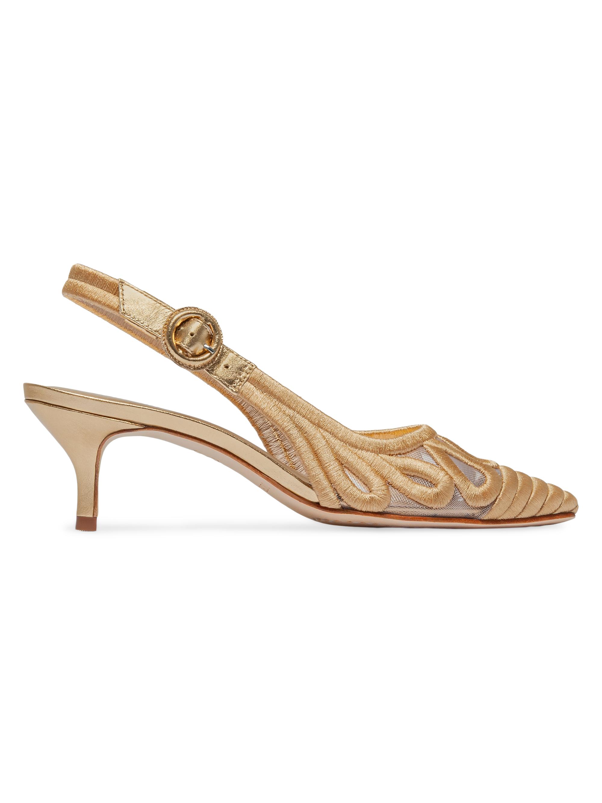 Women's Gold Designer Pumps | Saks Fifth Avenue