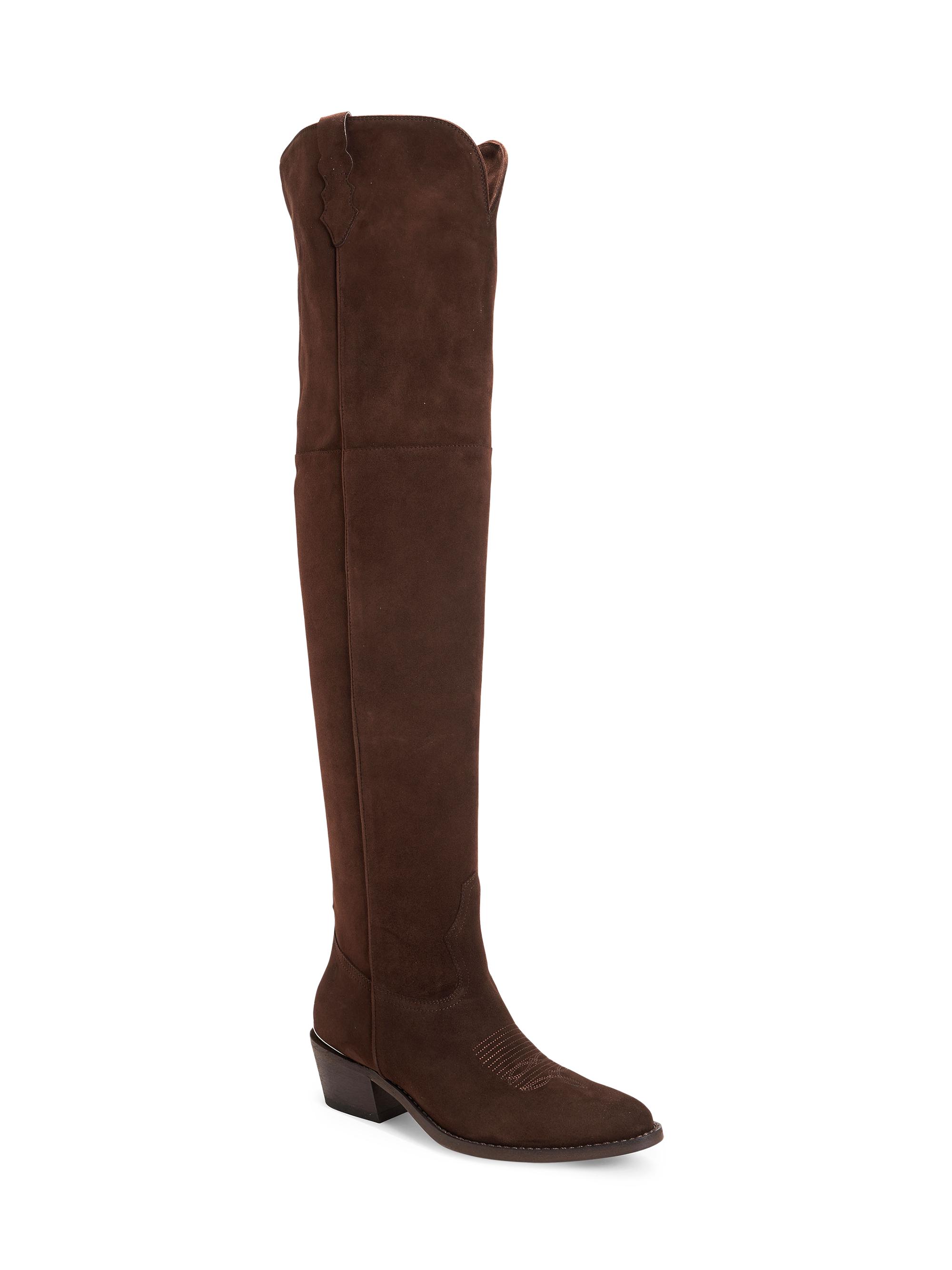 Partlow Women's Julia 55MM Suede Over-The-Knee Boots - Moro | Thumbnail 2