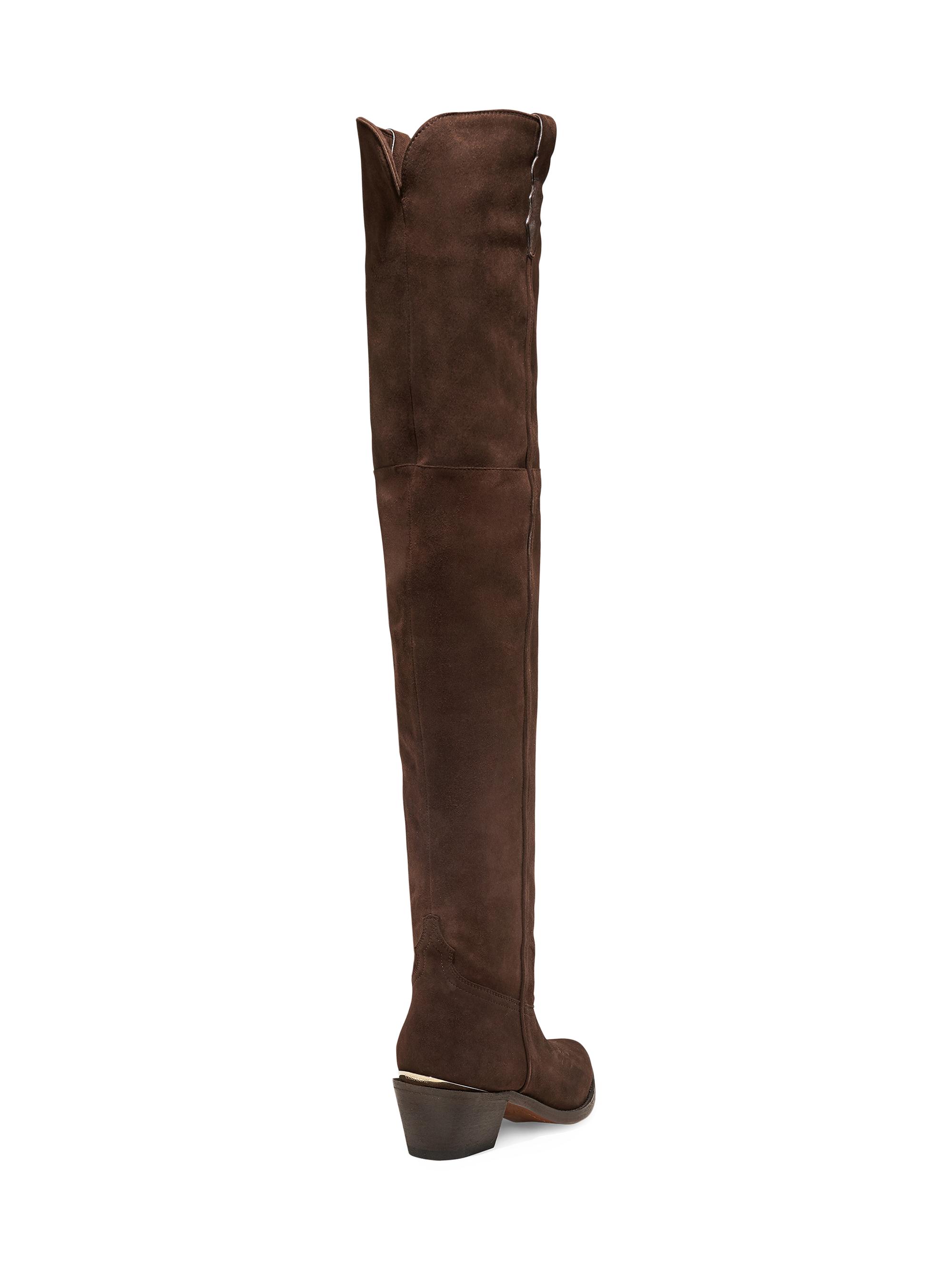 Partlow Women's Julia 55MM Suede Over-The-Knee Boots - Moro | Thumbnail 3