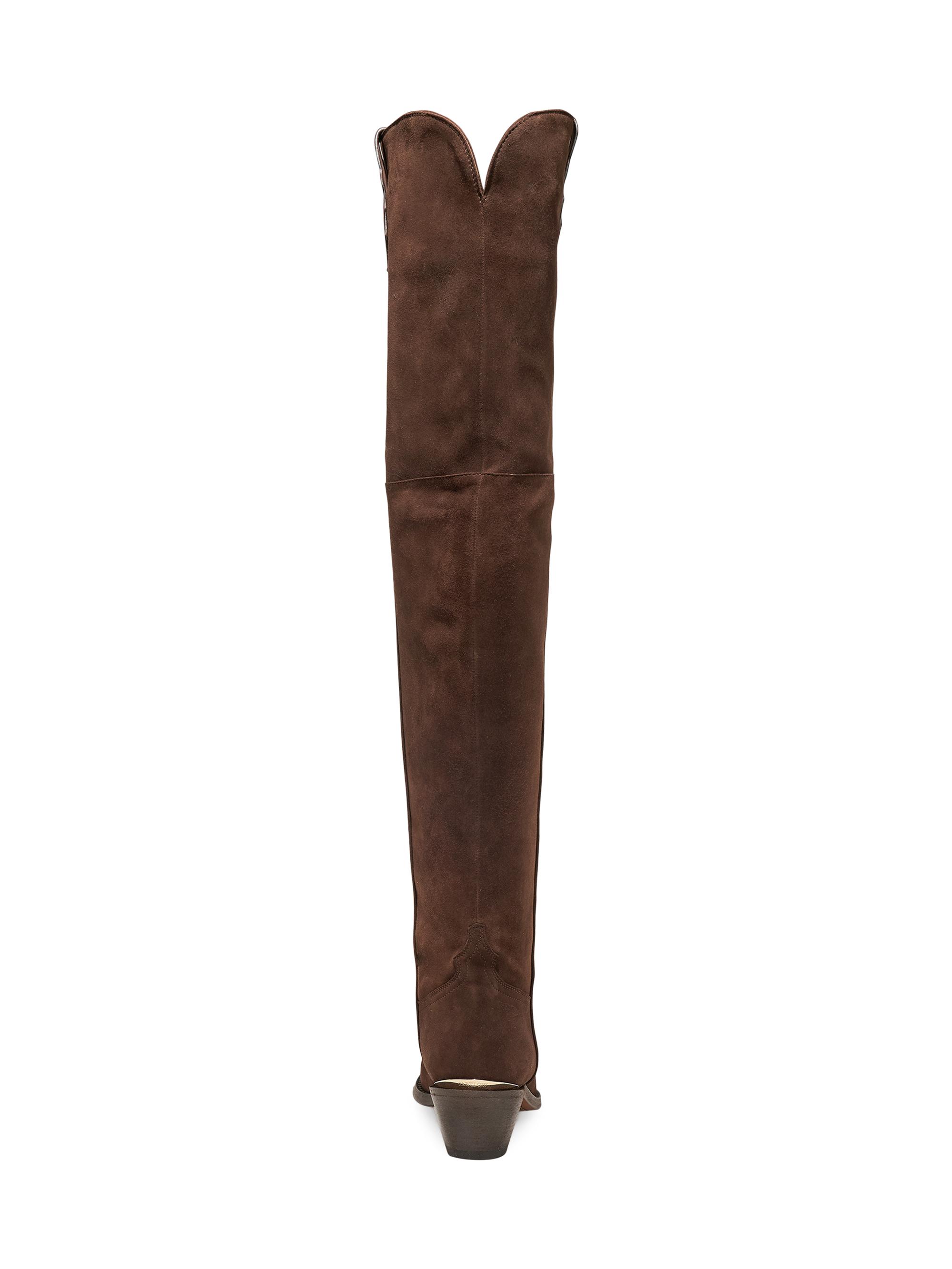 Partlow Women's Julia 55MM Suede Over-The-Knee Boots - Moro | Thumbnail 4