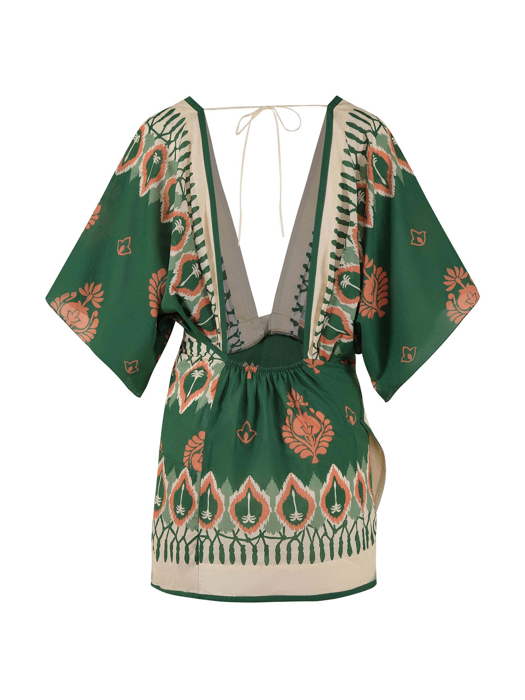 大型 NEW ETHNIC Seidea Print Design Johanna Ortiz Inundada De Color Cotton Minidress | Saks Fifth Avenue