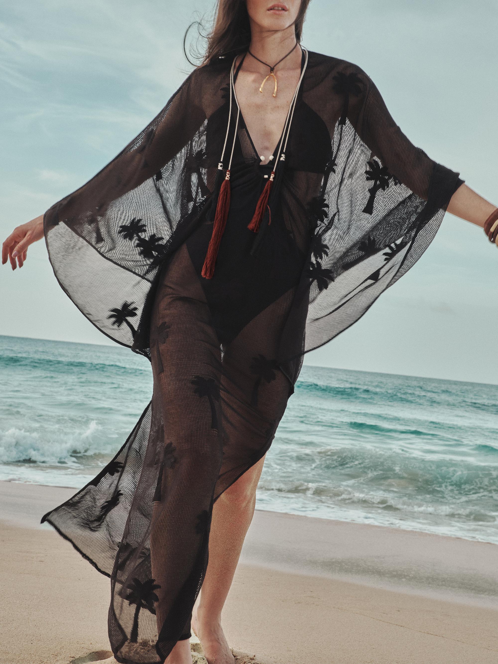 black mesh tunic dress Black Mesh Top L/S Fitted Dress  ROCHELLE'S FASHION BOUTIQUE