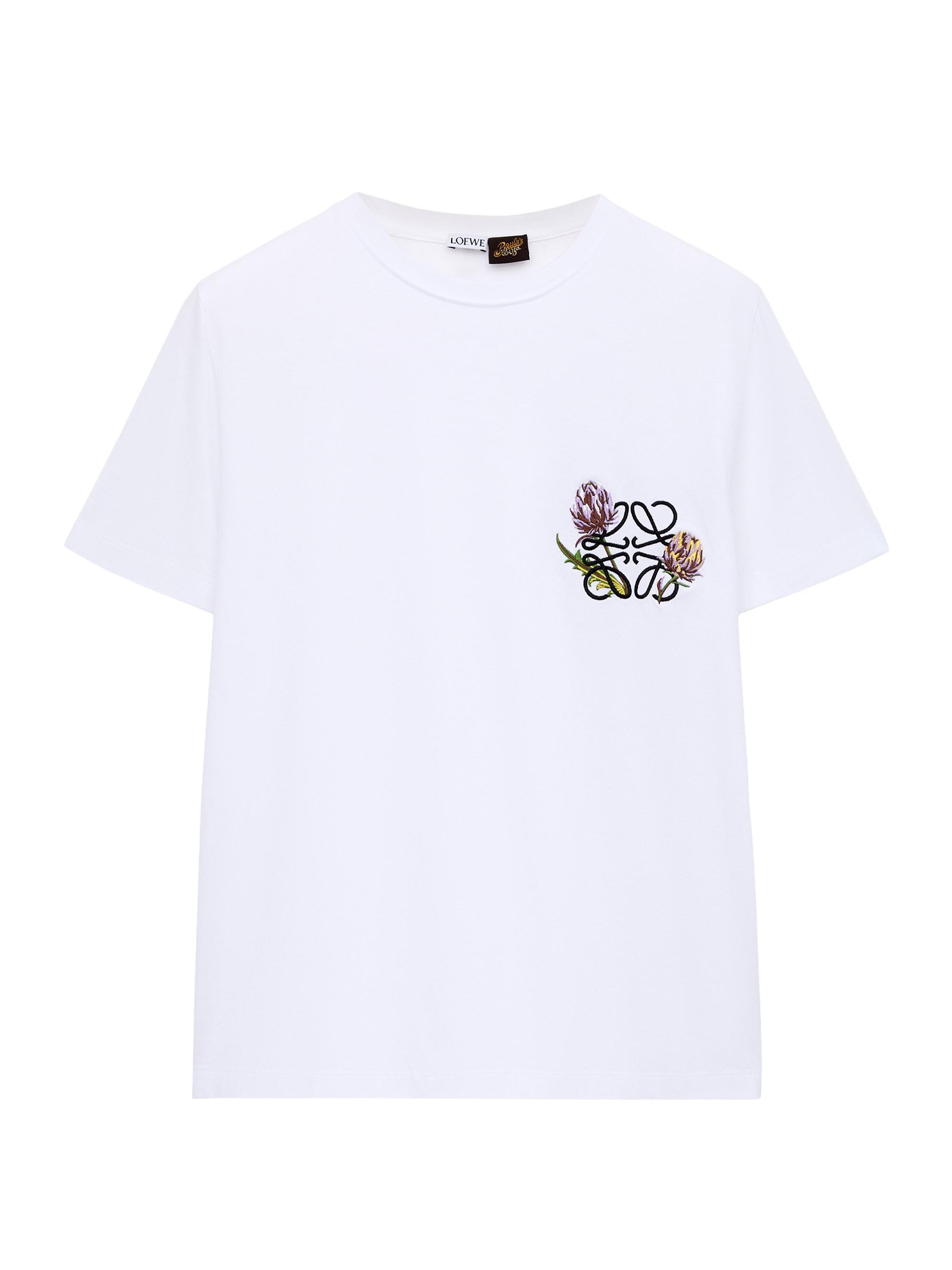 LOEWE Women's  x Paula's Ibiza Cotton-Blend T-Shirt - White