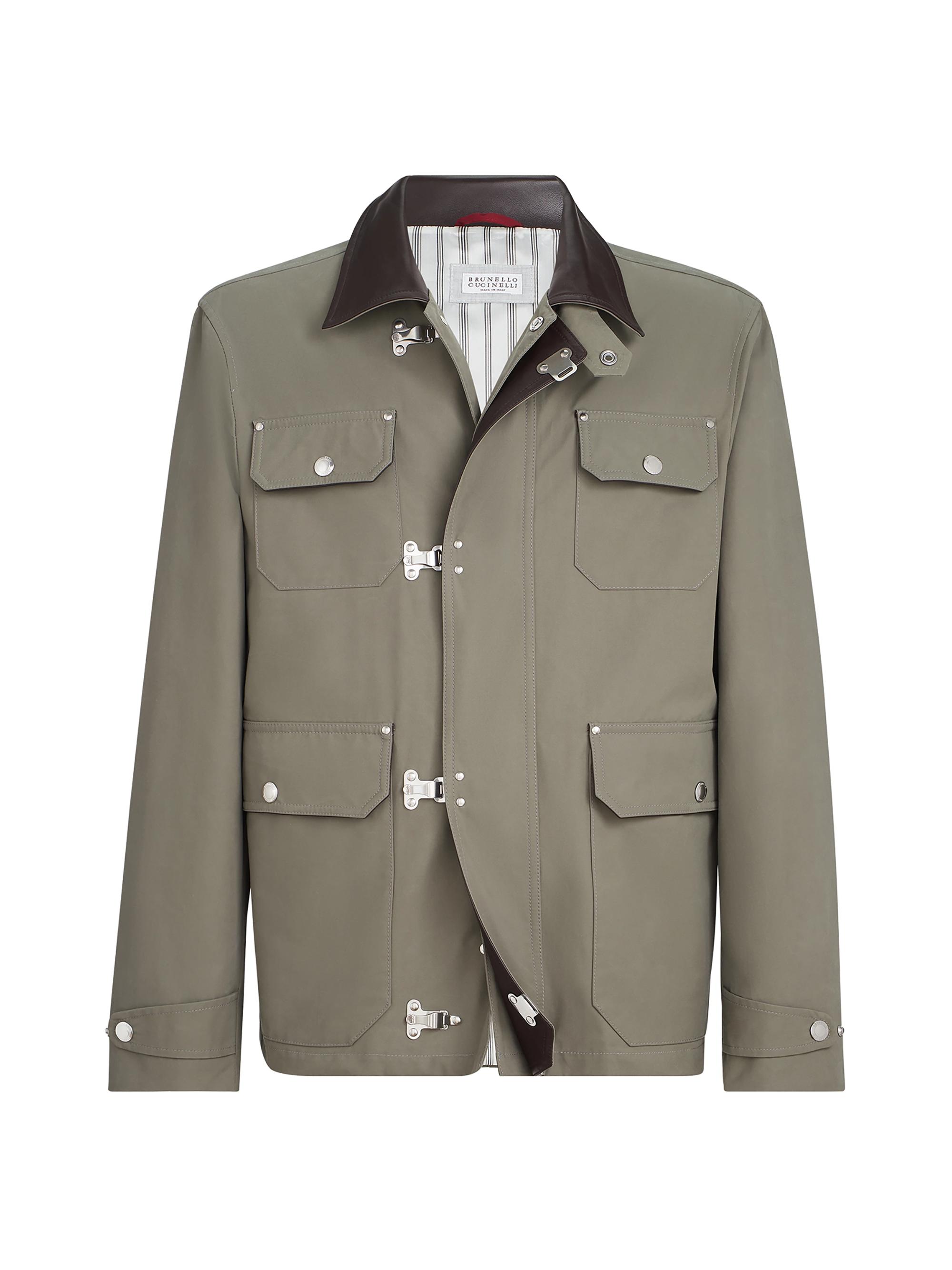 Brunello Cucinelli Bonded Virgin Wool Fresco Unlined Field Jacket