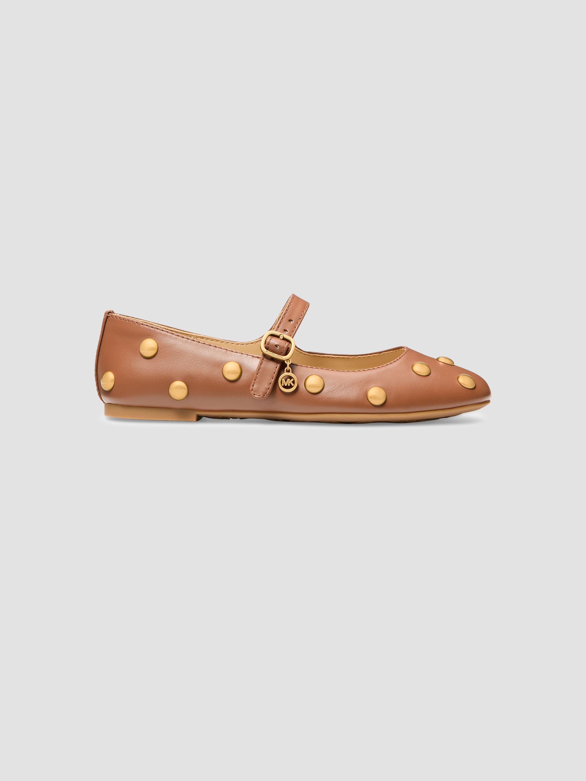 COACH Whitley Metallic Leather Mary Janes | Saks Fifth Avenue