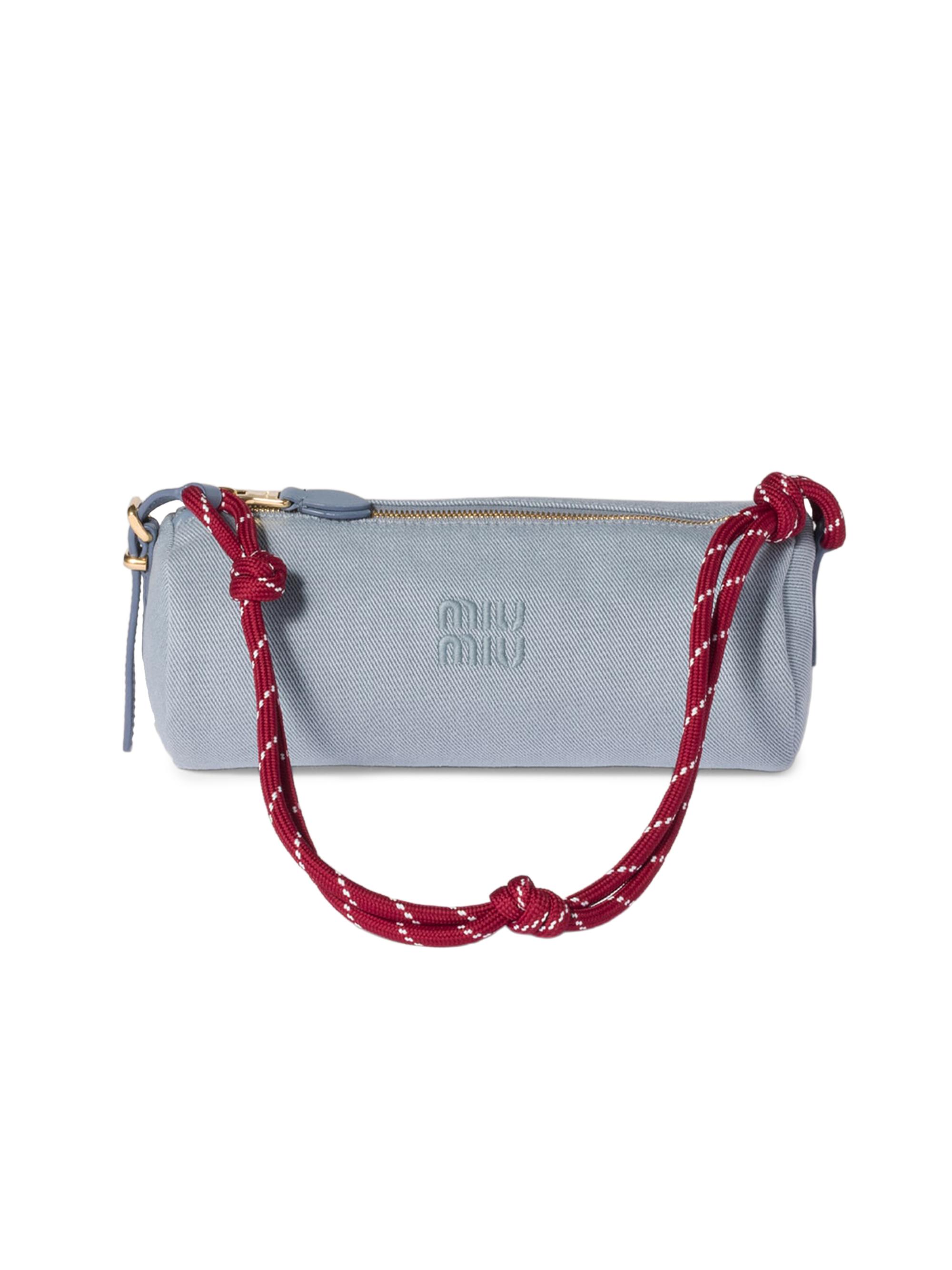 Miu Miu Women's Gabardine Pouch - Yellow