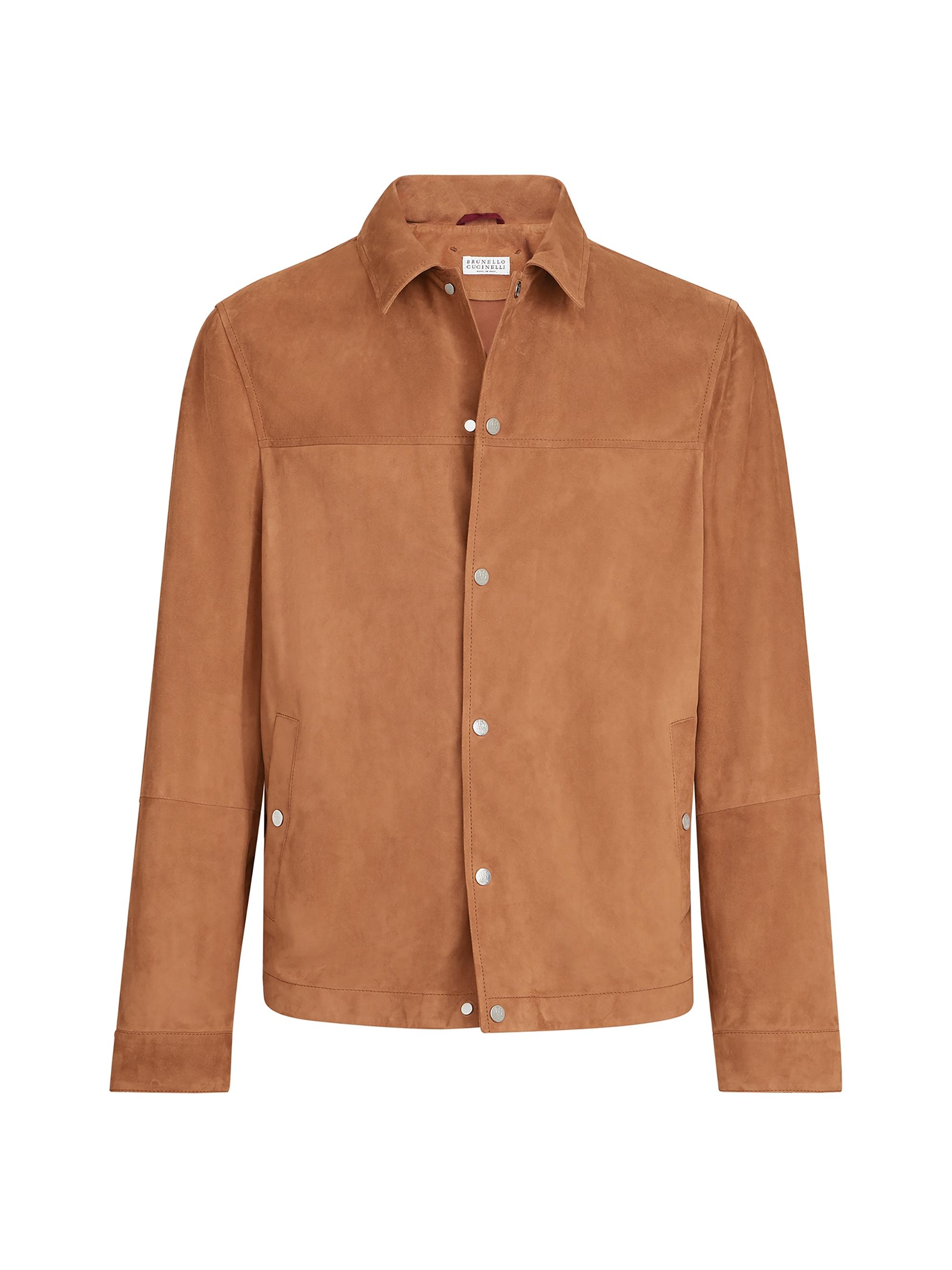 BRUNELLO CUCINELLI ジャケットブラウン Brunello Cucinelli Suede Outerwear Jacket | Saks Fifth Avenue