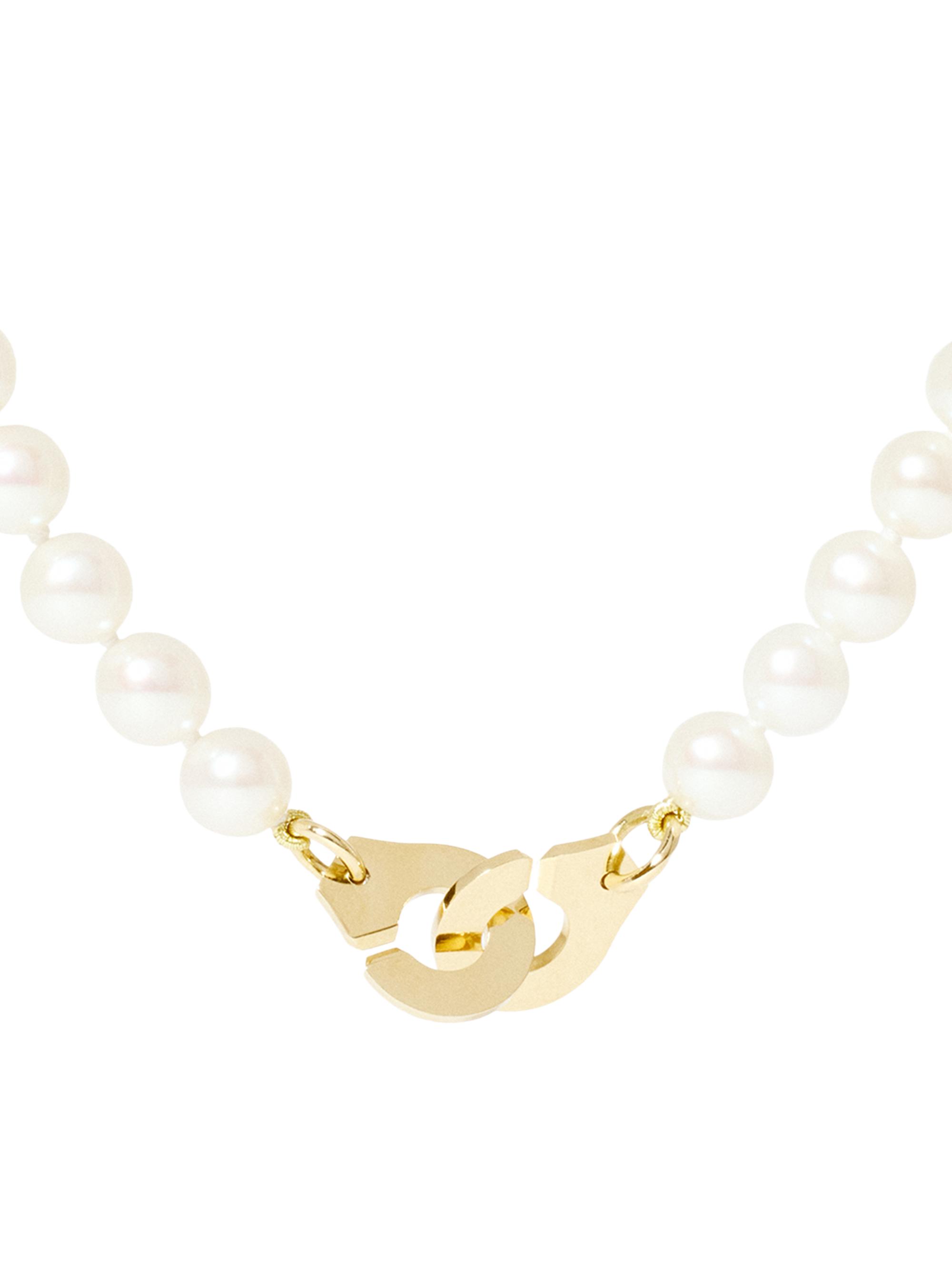Dinh Van Women's Menottes  R10 18K Yellow Gold & Freshwater Pearl Necklace - Yellow Gold