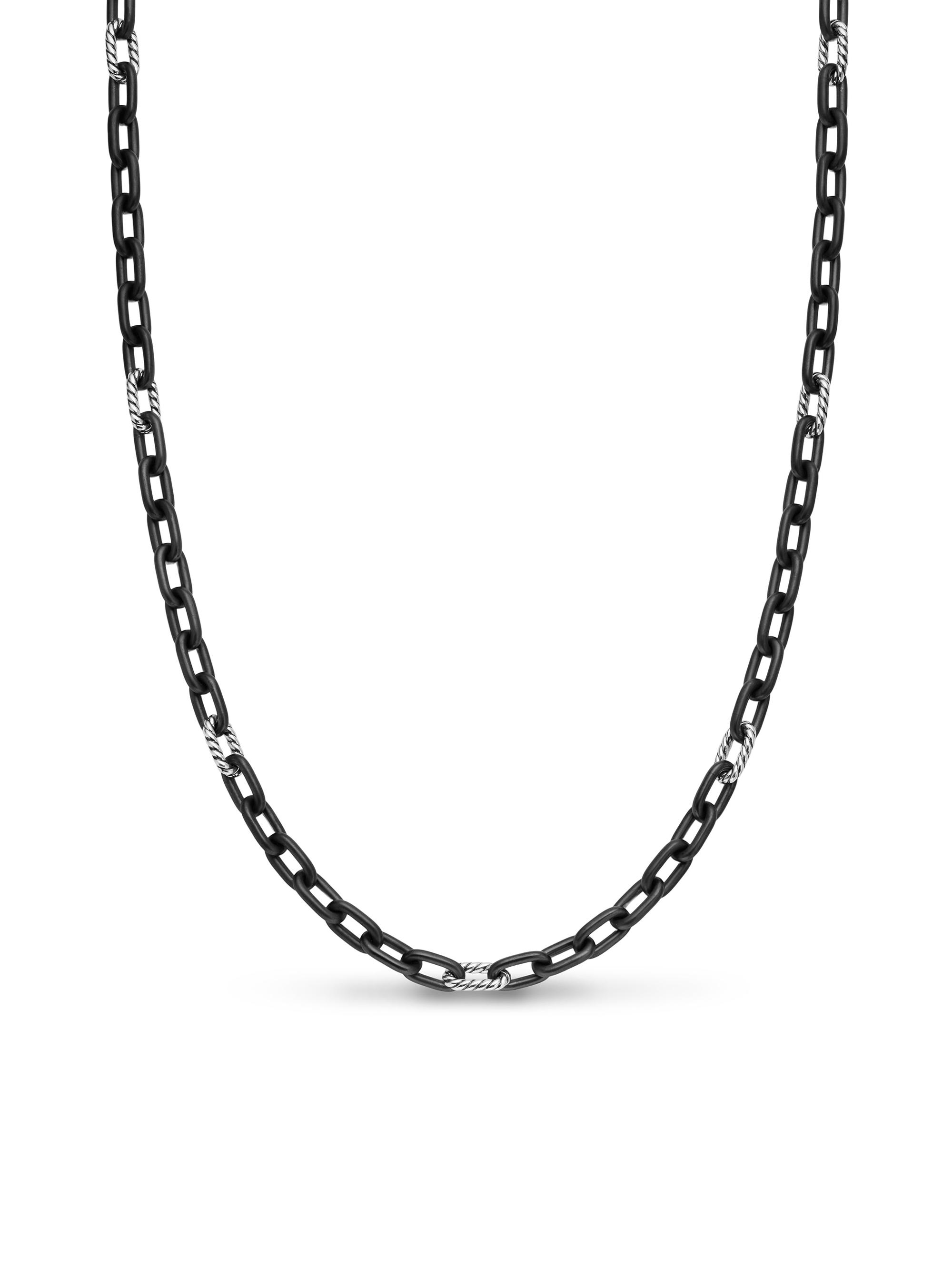 David Yurman Box Chain Necklace In Sterling Silver, 4.8mm | Saks