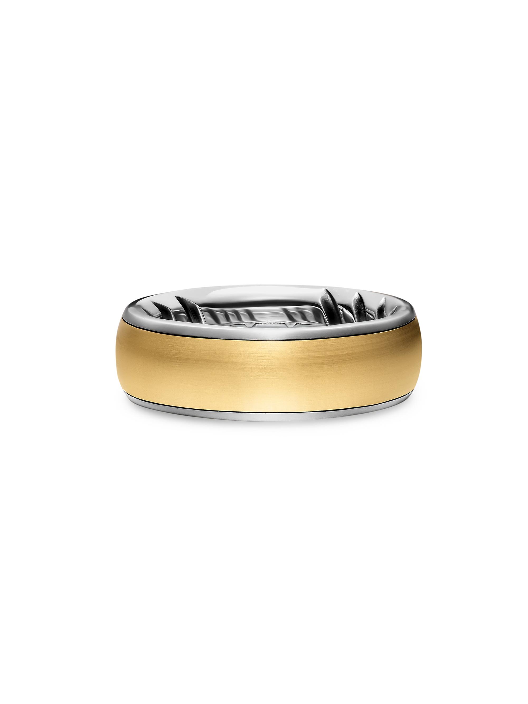 David Yurman Men's Streamline Band Ring in Sterling Silver - Silver
