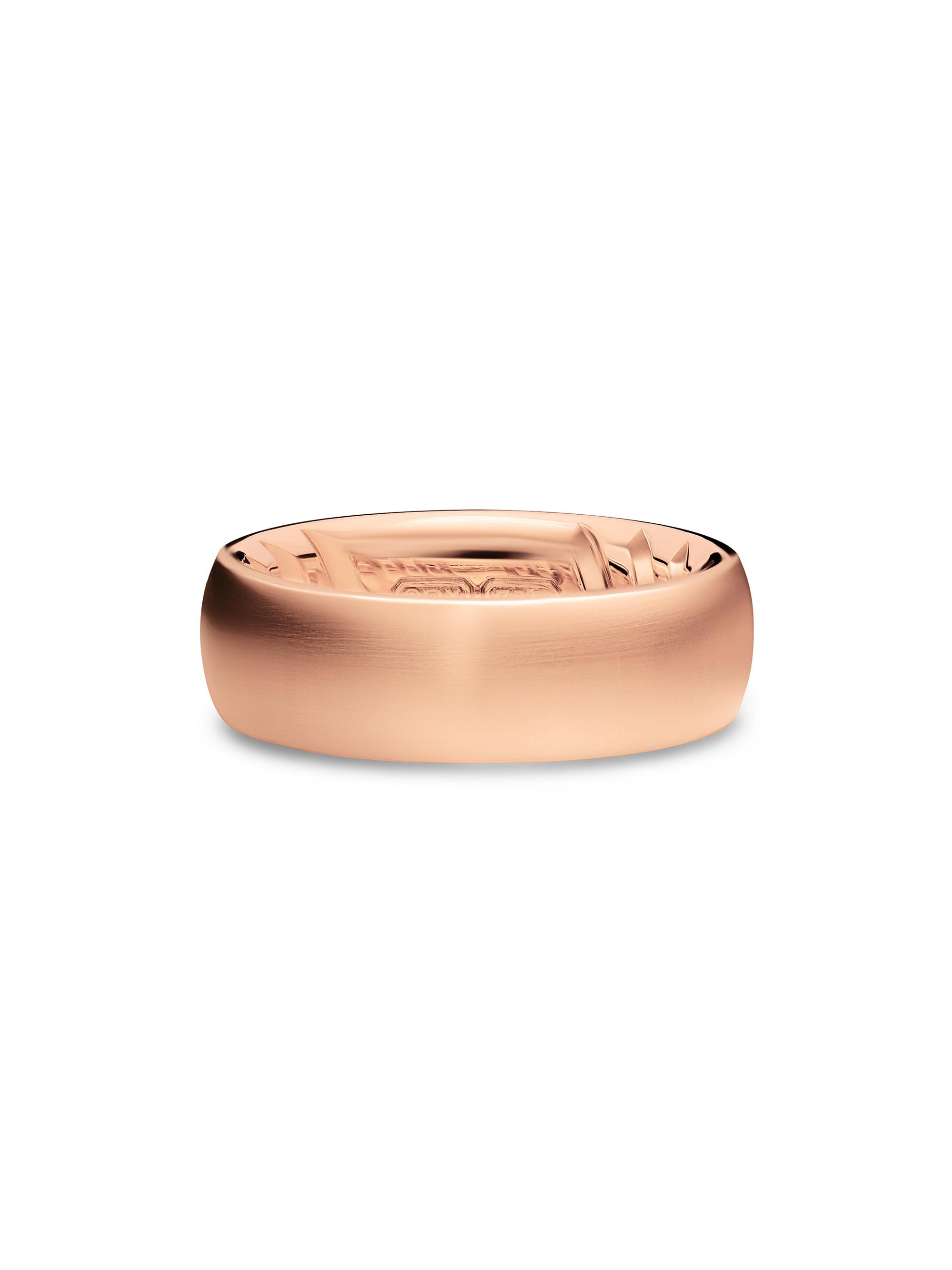 David Yurman Men's Streamline Band Ring in 18K Rose Gold, 7.6MM - Rose Gold