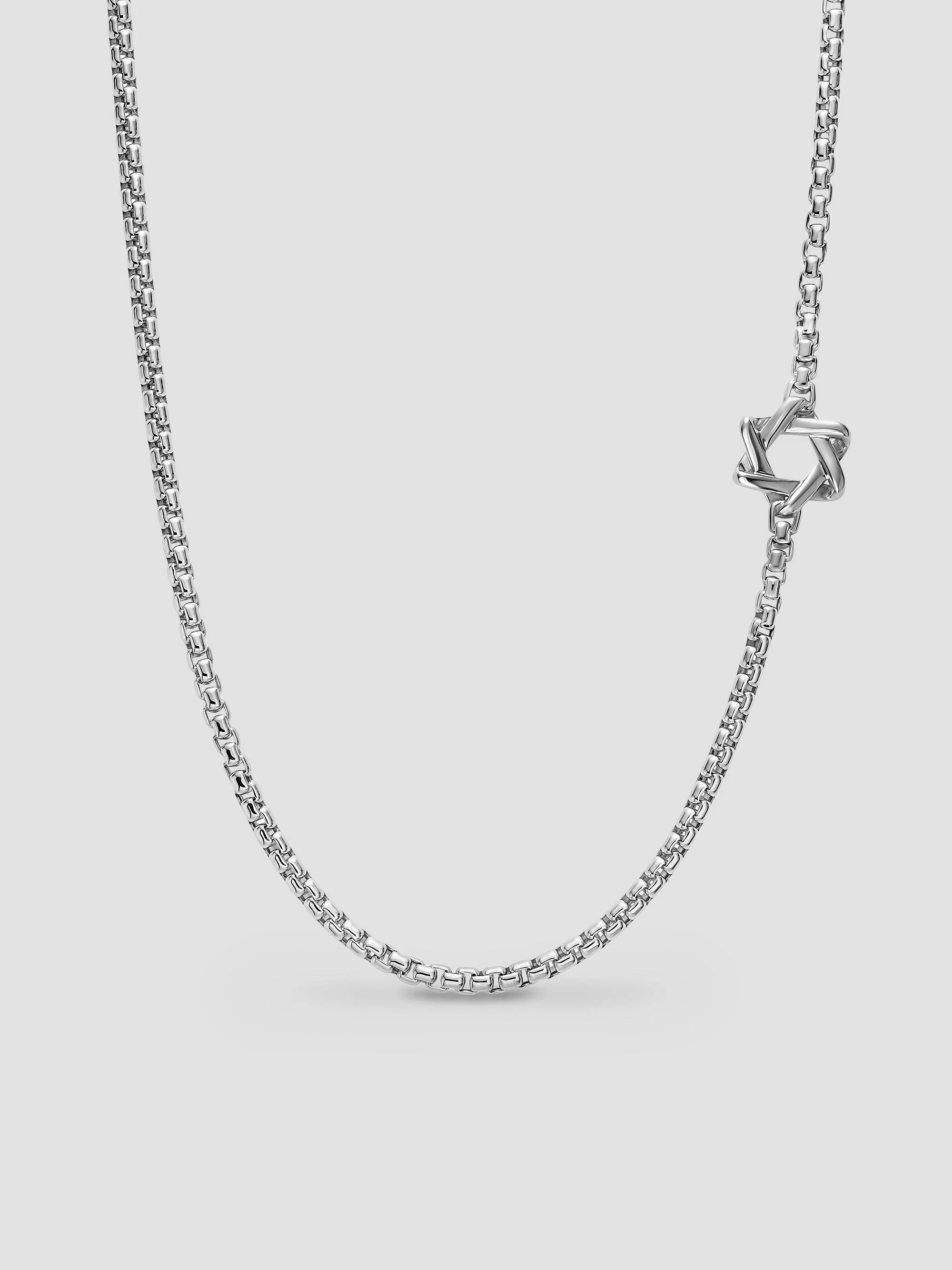 David Yurman Box Chain Necklace in Sterling Silver, 2.7mm | Saks