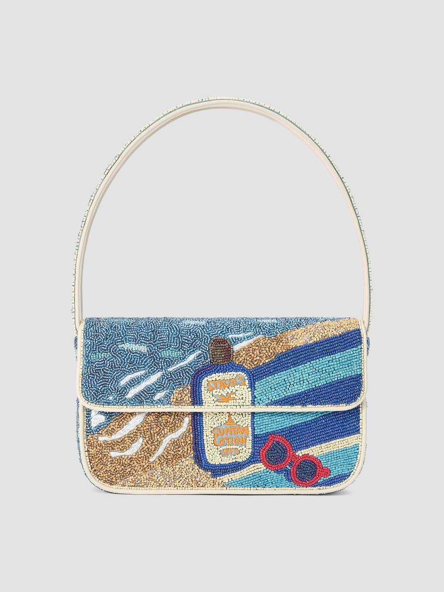 STAUD Tommy Beaded Shoulder Bag | Saks Fifth Avenue