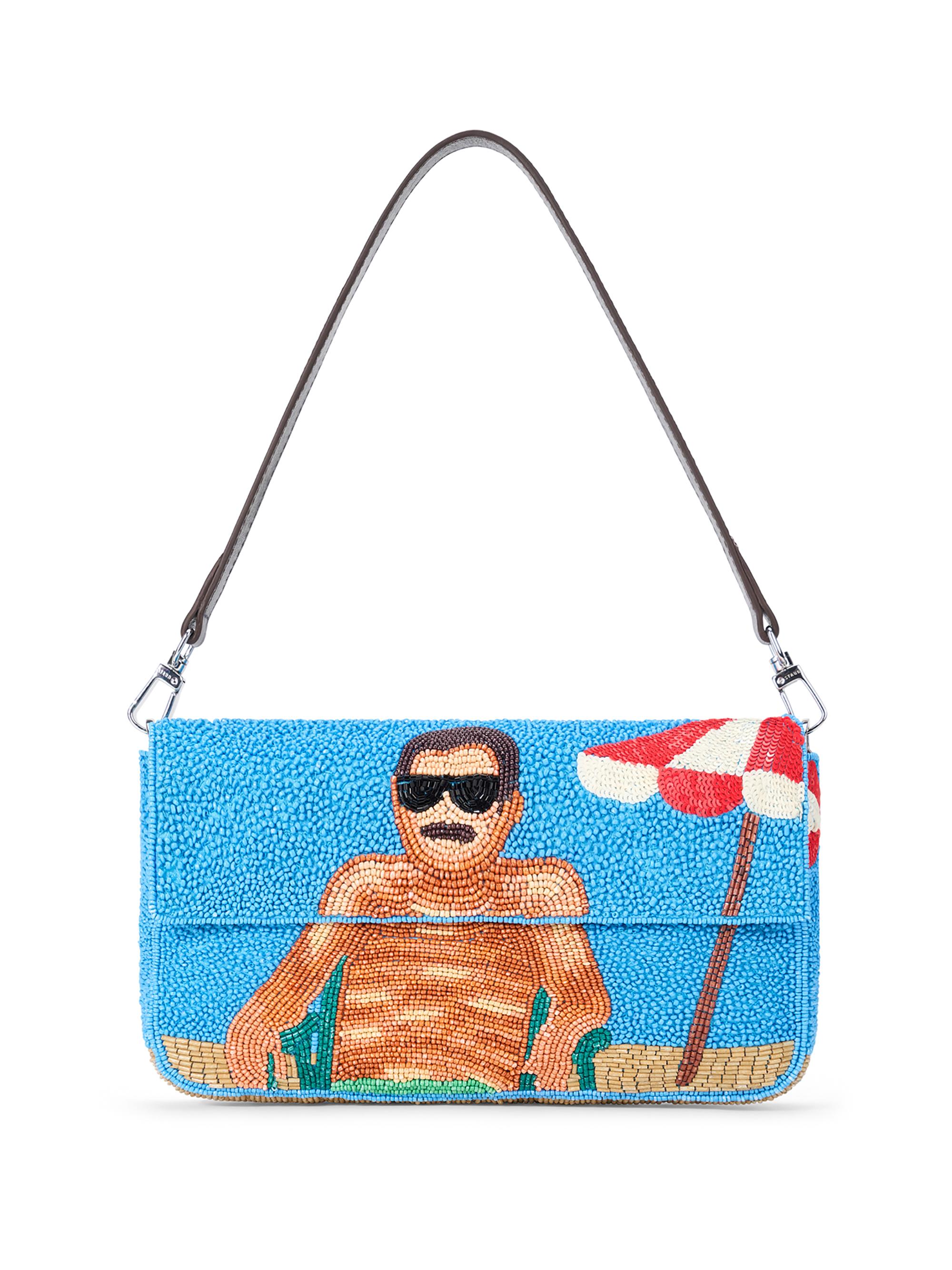Staud Tommy Beaded NYC Skyline Shoulder Bag | Saks Fifth Avenue