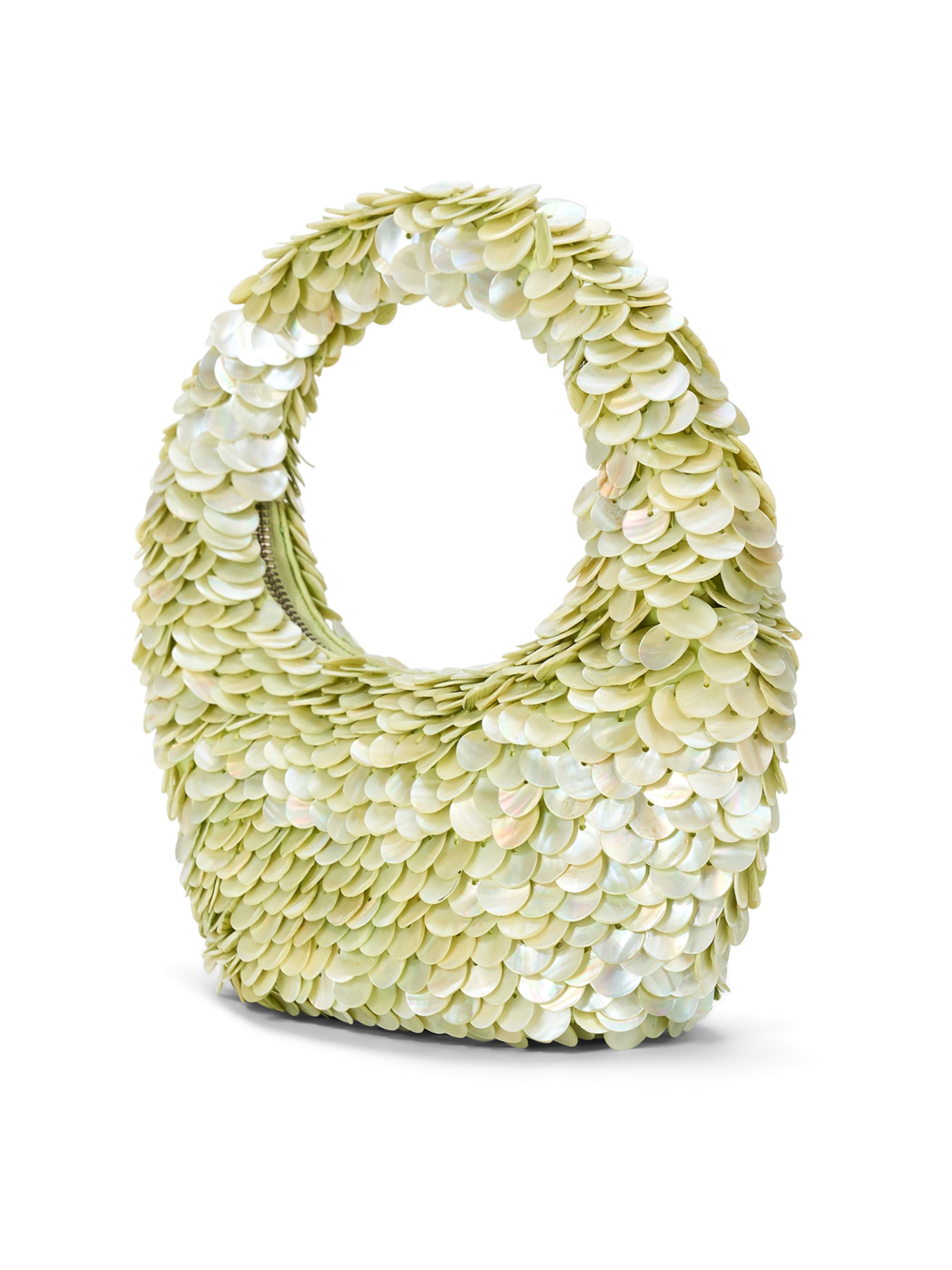 Staud Reef Mother-Of-Pearl Top Handle Bag | Saks Fifth Avenue