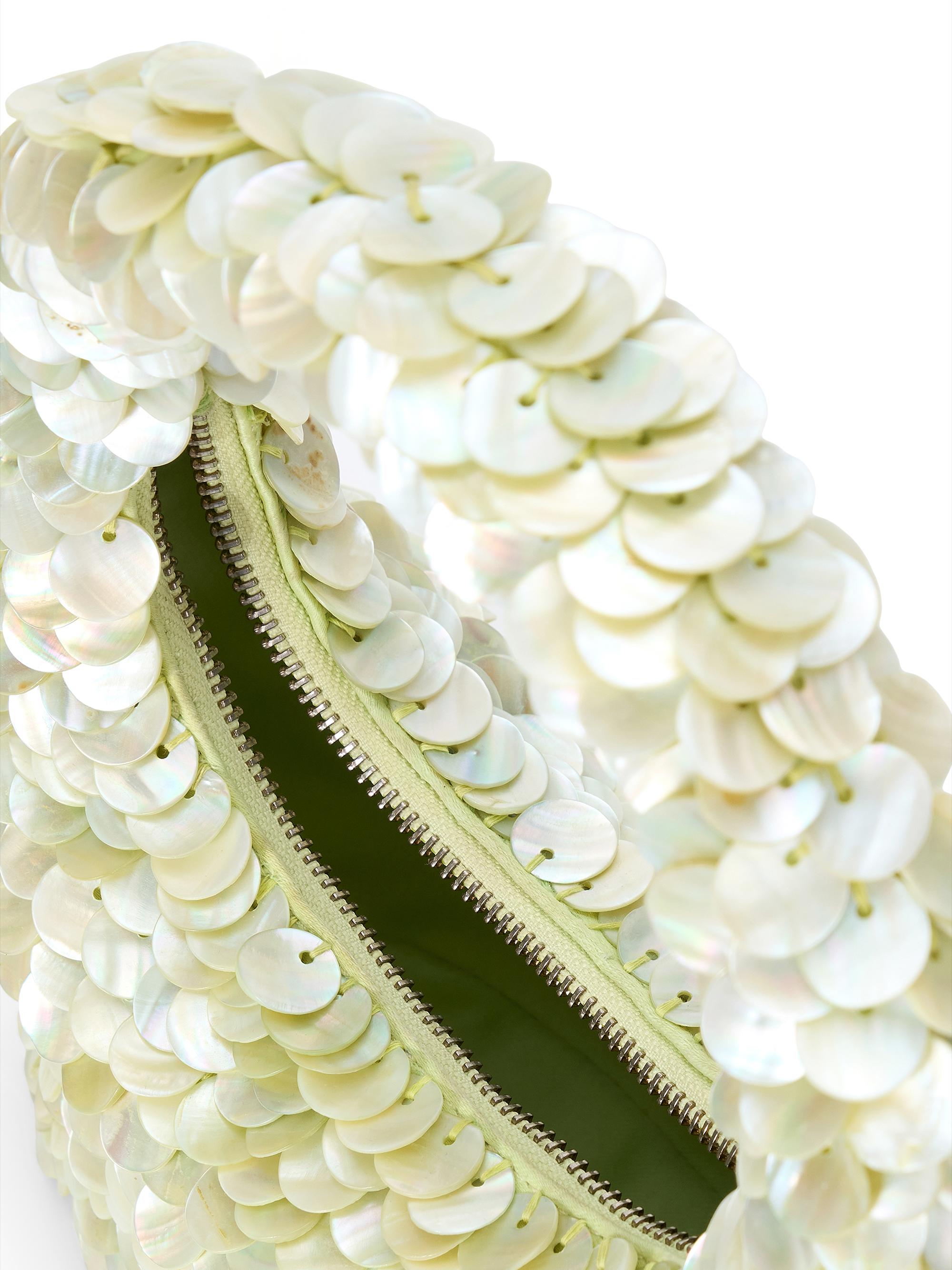 Staud Reef Mother-Of-Pearl Top Handle Bag | Saks Fifth Avenue