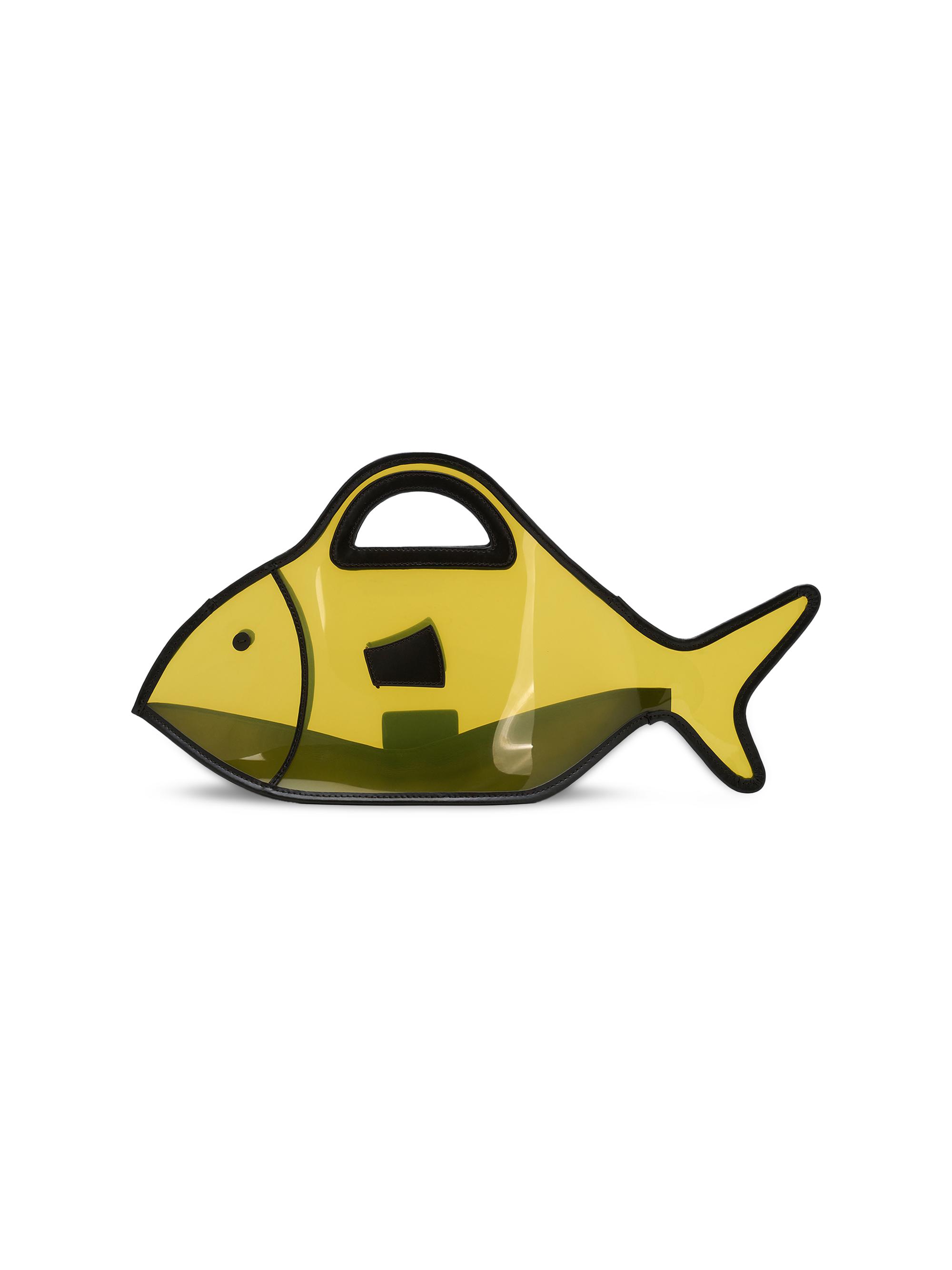 Staud Women's Cleo Fish Top Handle Bag - Citron