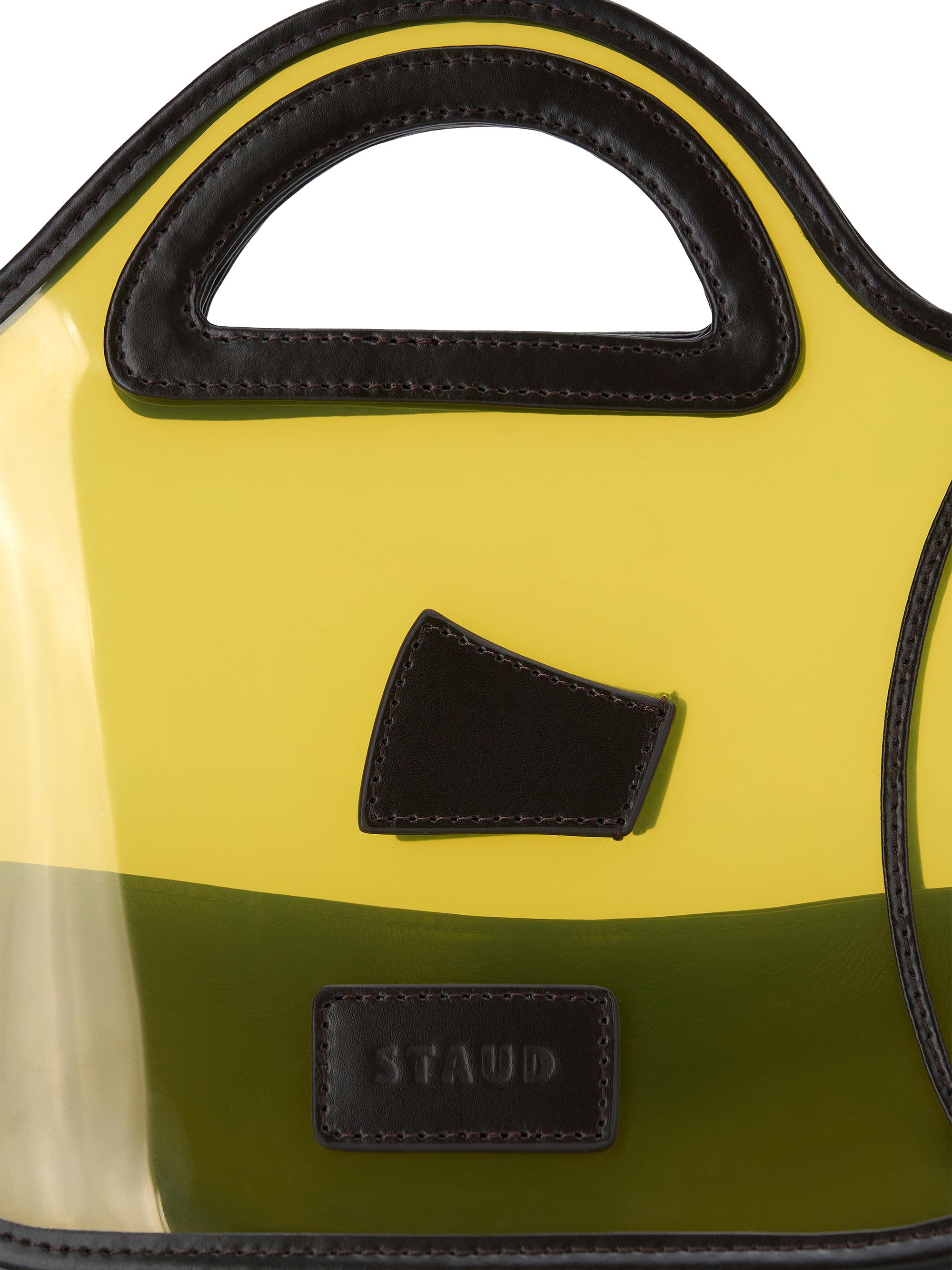 Staud Women's Cleo Fish Top Handle Bag - Citron | Thumbnail 4