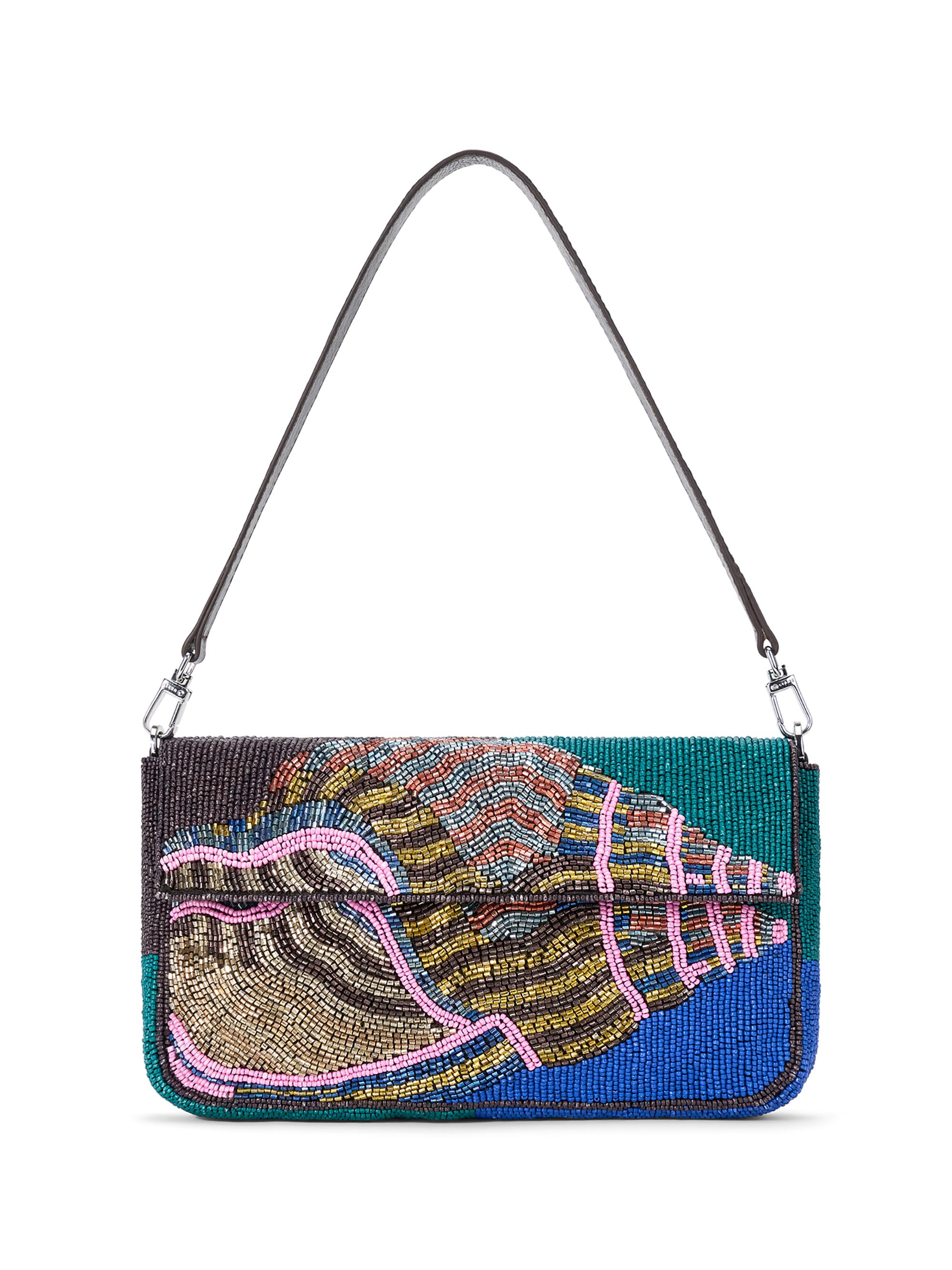 Staud Women's Timmy Beaded Convertible Shoulder Bag - Conch Shell