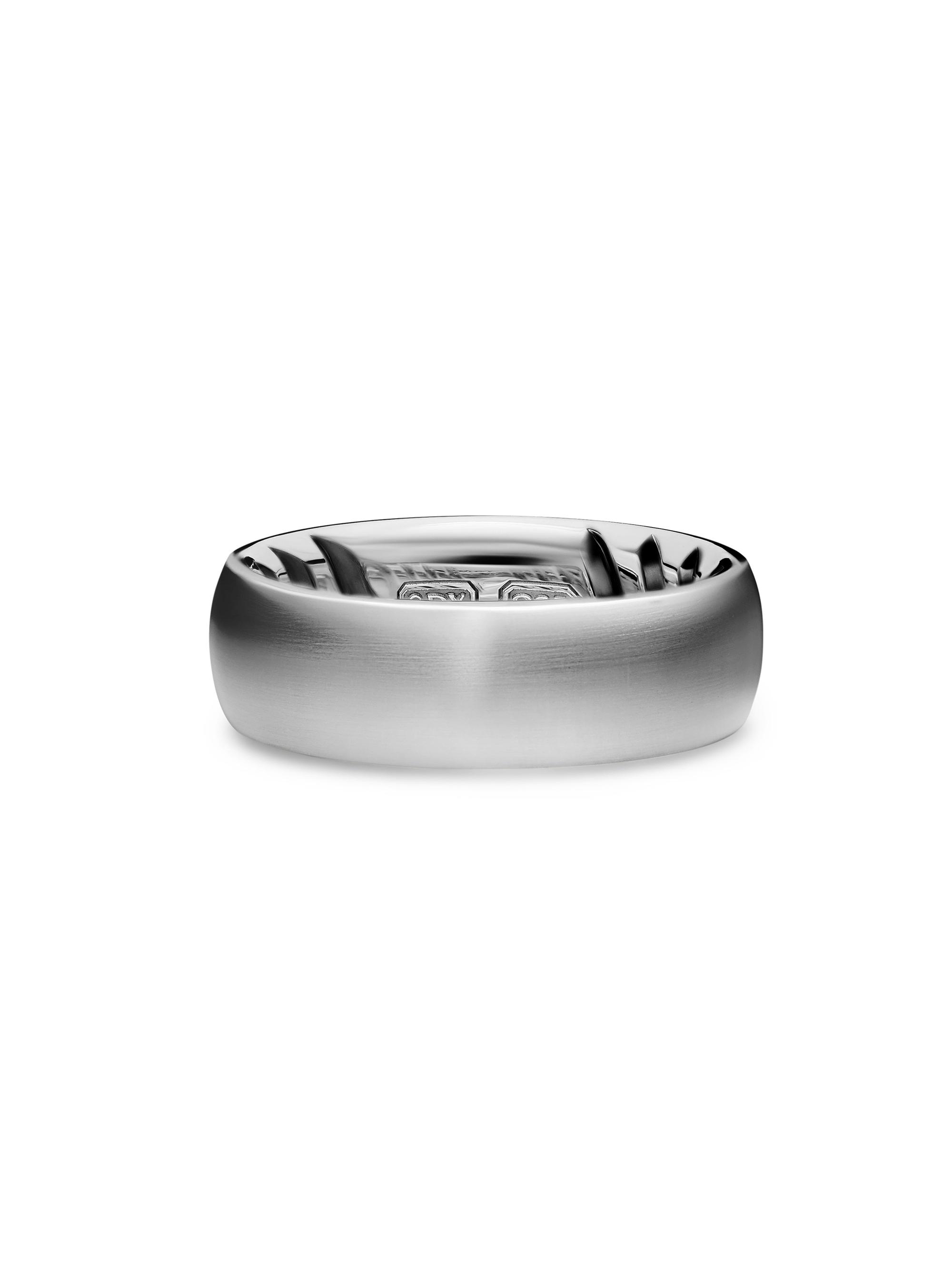 David Yurman Men's Streamline Band Ring in Sterling Silver, 7.6MM - Silver